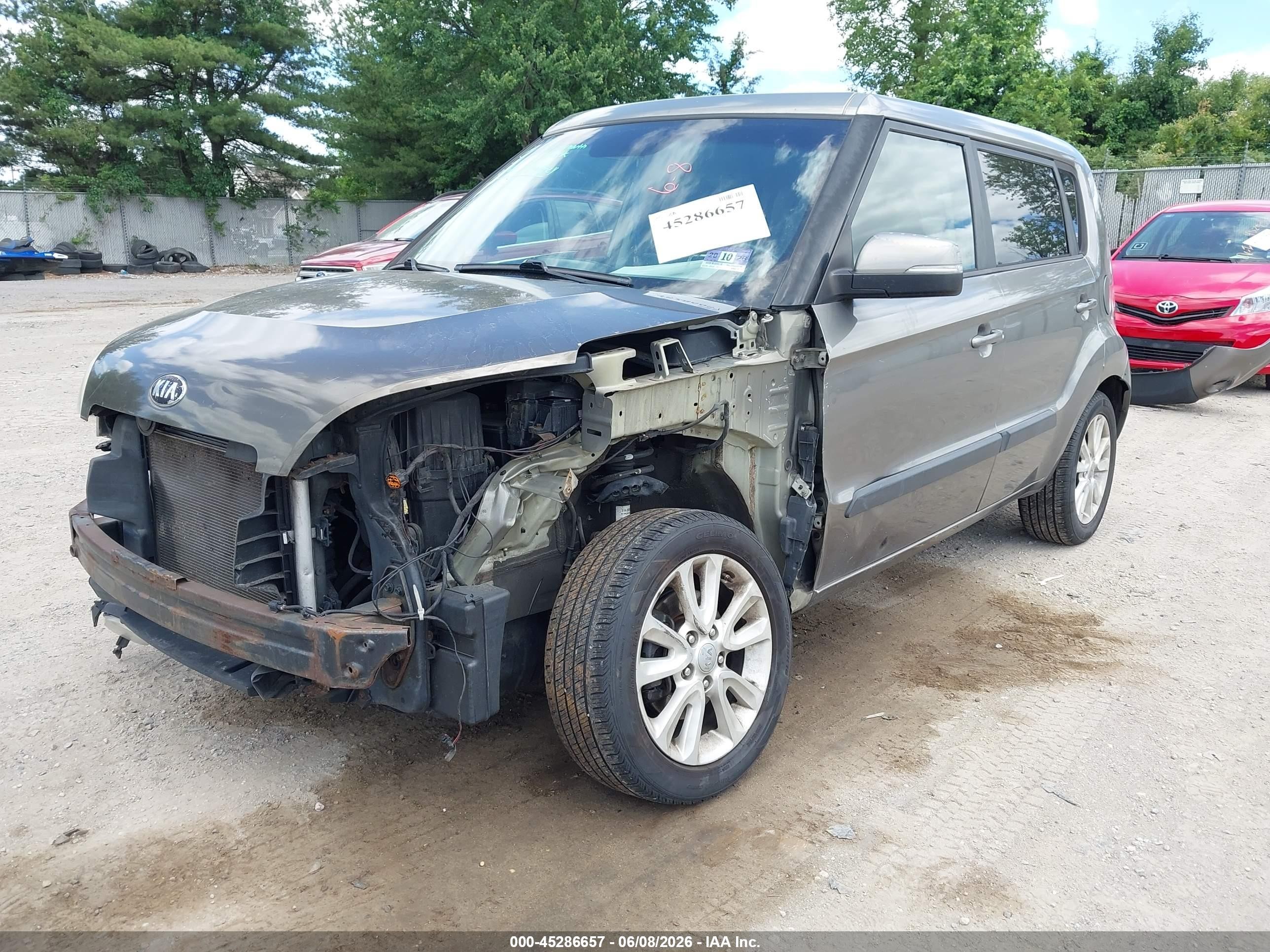 2012 Kia Soul + Gray vin: KNDJT2A62C7418002