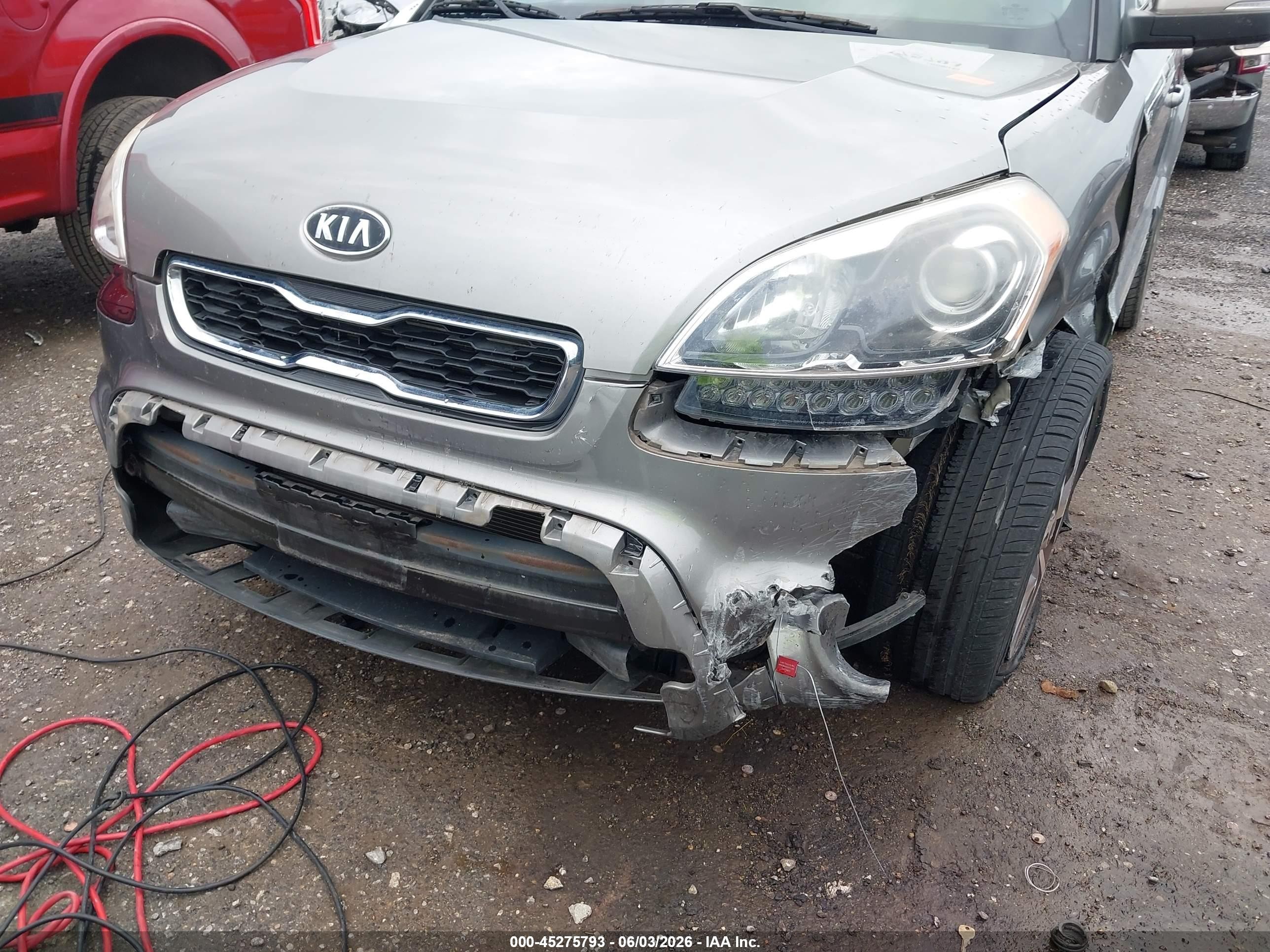 2012 Kia Soul ! Gray vin: KNDJT2A62C7419280