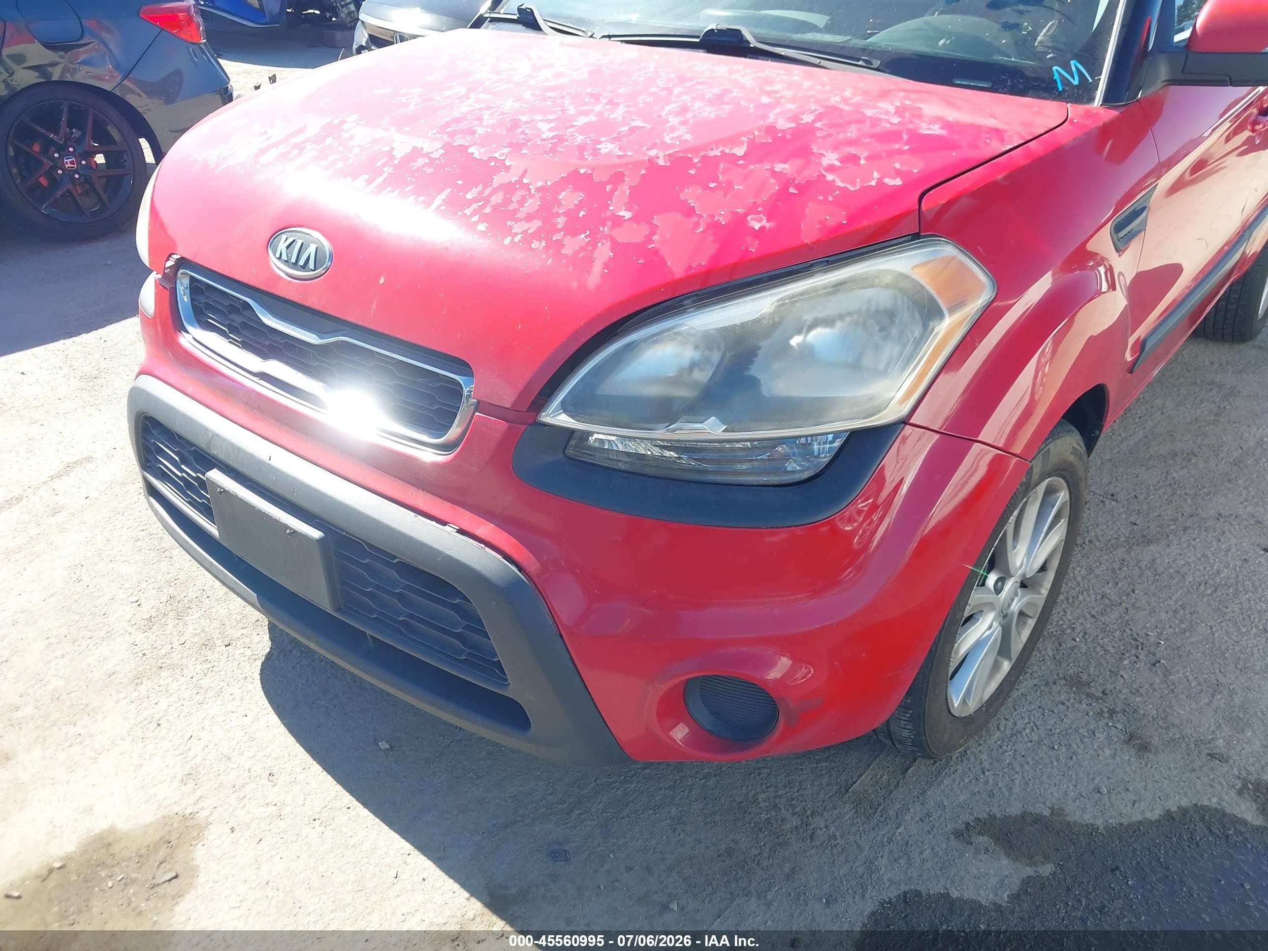 2012 Kia Soul + Красный vin: KNDJT2A62C7438265