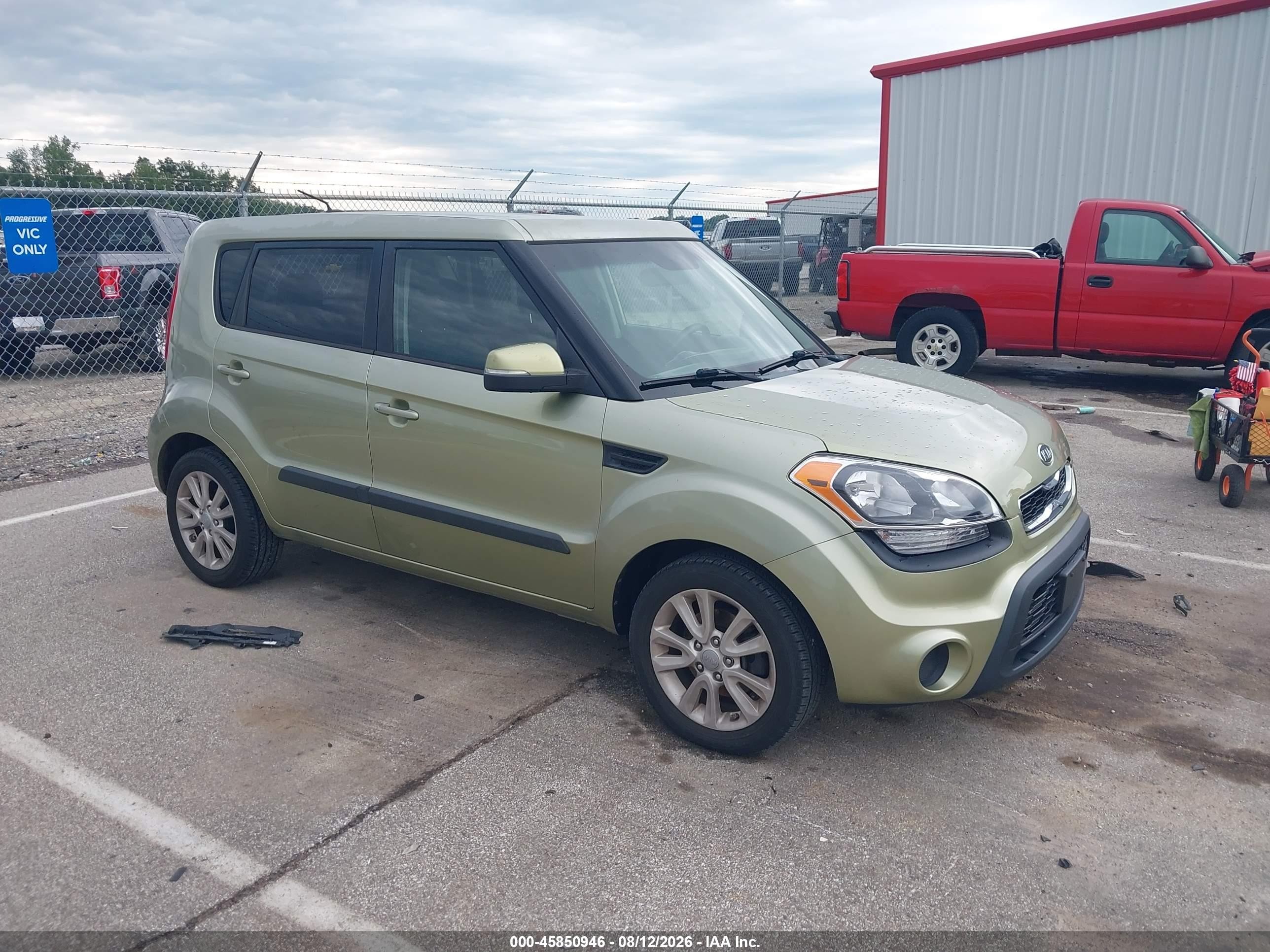2012 Kia Soul + Green vin: KNDJT2A62C7467992