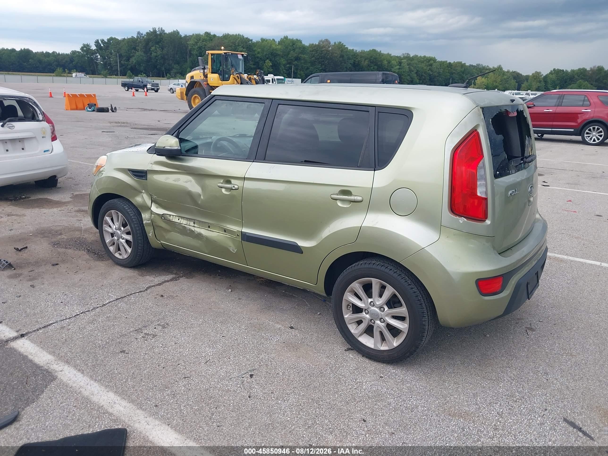 2012 Kia Soul + Green vin: KNDJT2A62C7467992