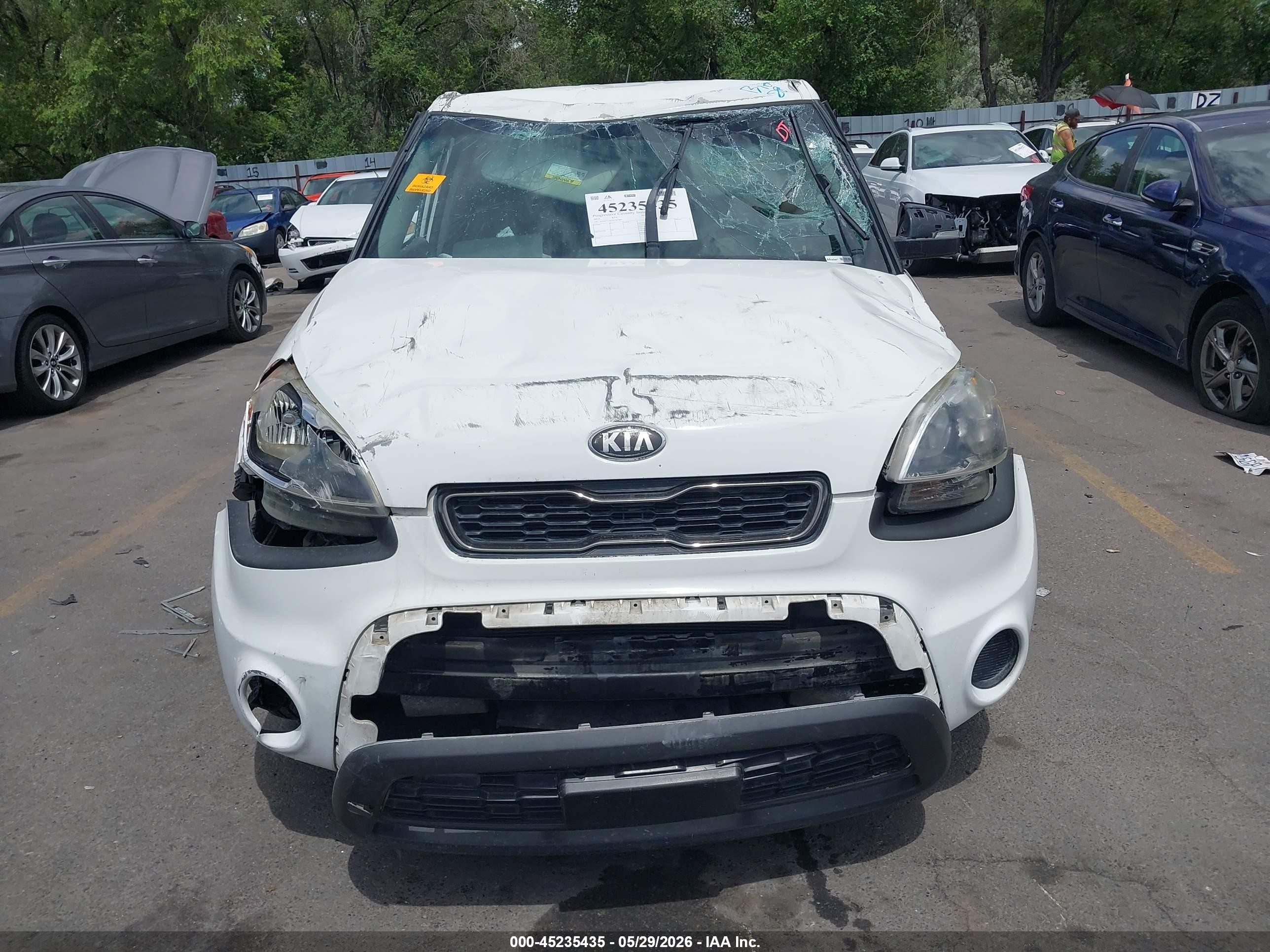 2013 Kia Soul + Белый vin: KNDJT2A62D7507909