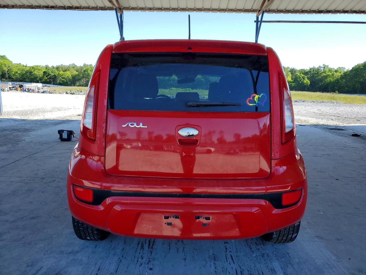 2013 Kia Soul ! Красный vin: KNDJT2A62D7575630