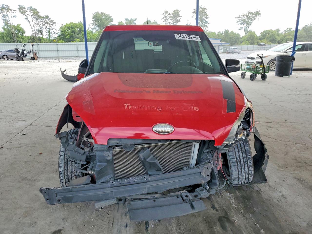 2013 Kia Soul + Red vin: KNDJT2A62D7593576
