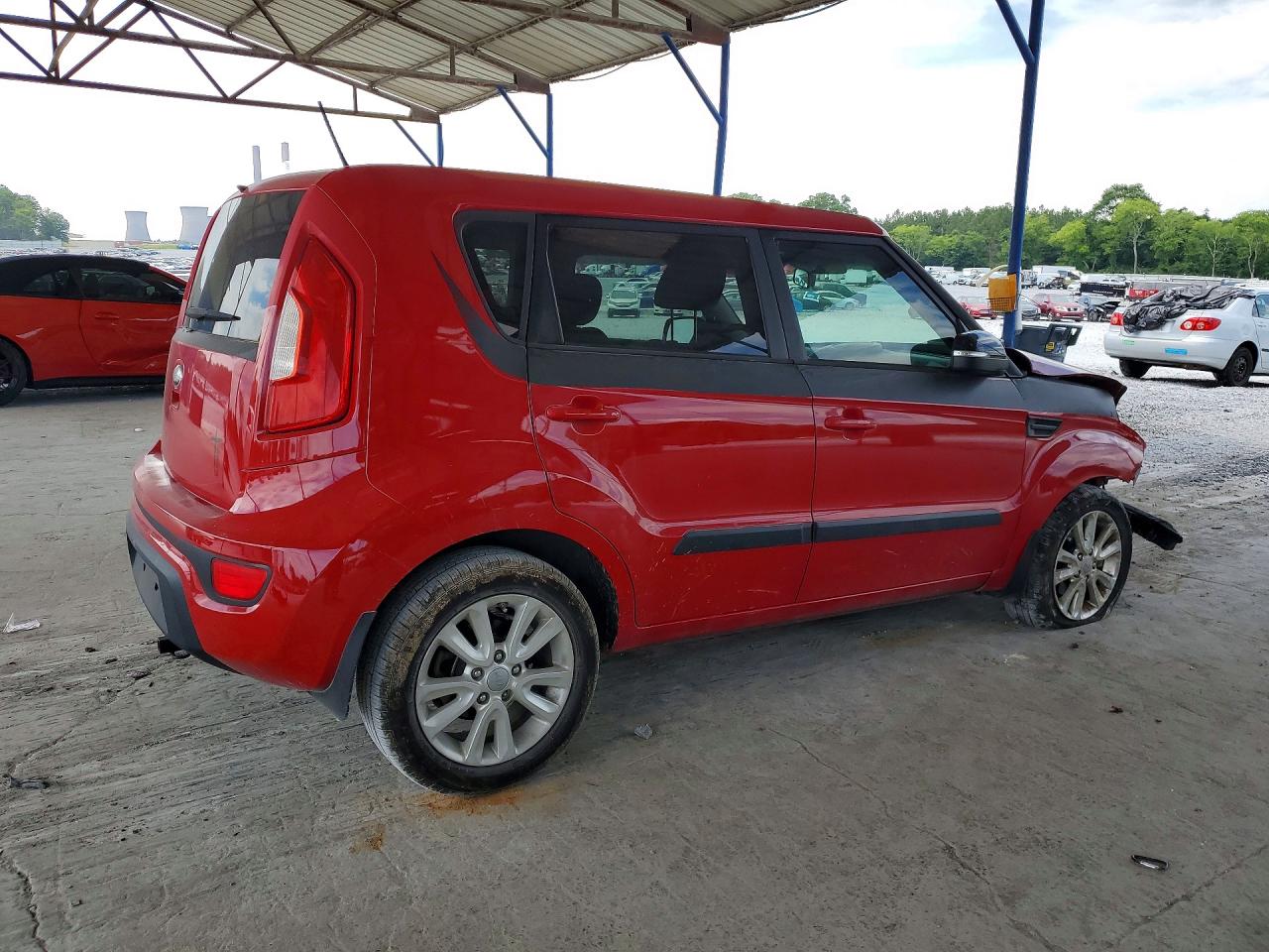 2013 Kia Soul + Red vin: KNDJT2A62D7593576