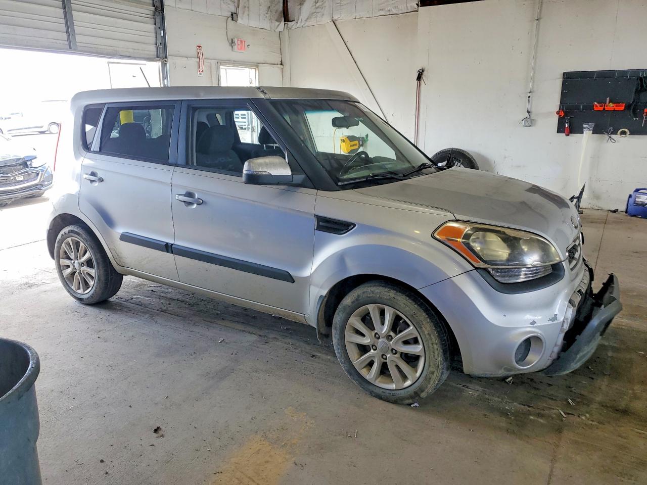 2013 Kia Soul + Серебряный vin: KNDJT2A62D7764701