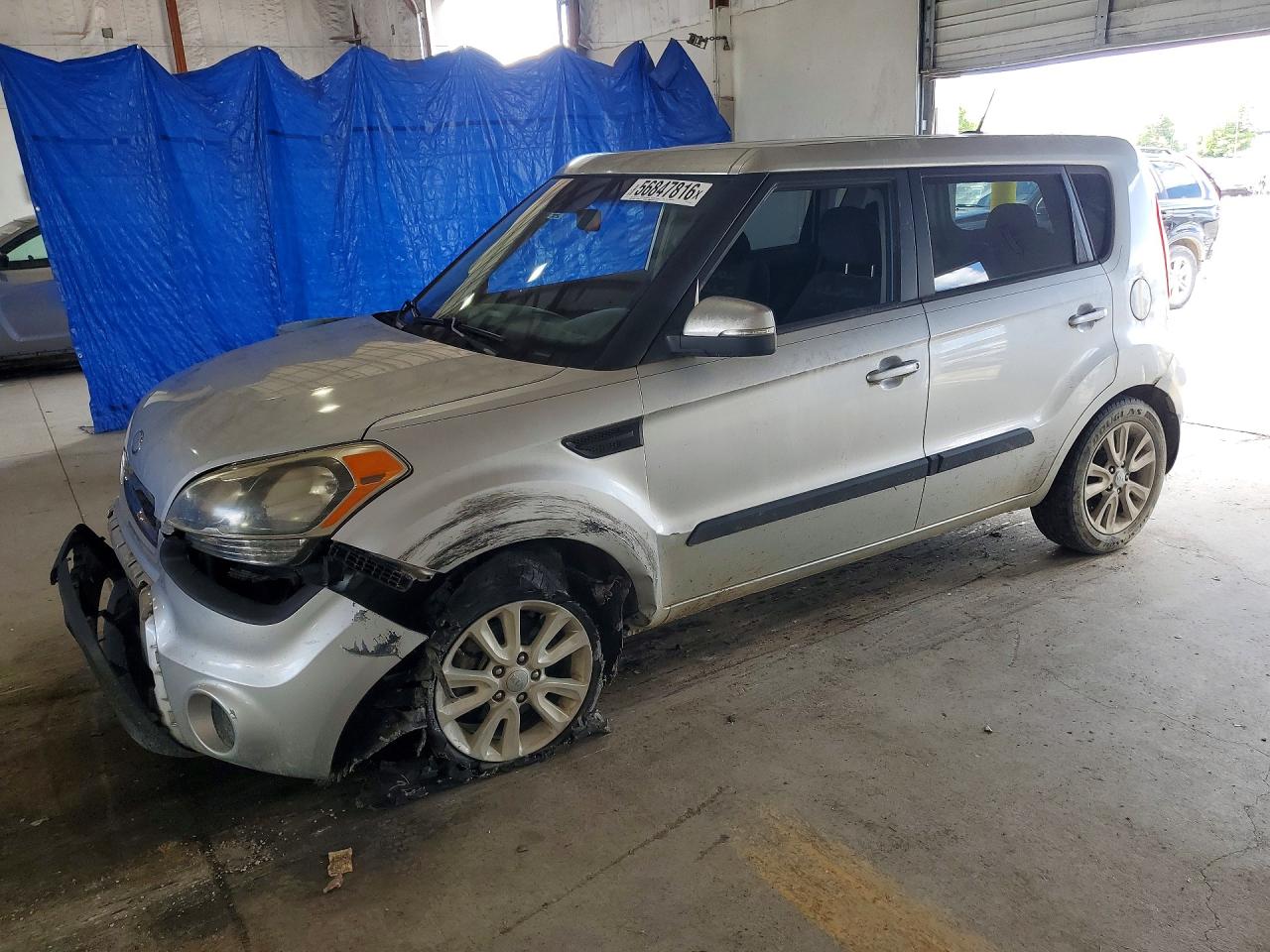 2013 Kia Soul + Серебряный vin: KNDJT2A62D7764701