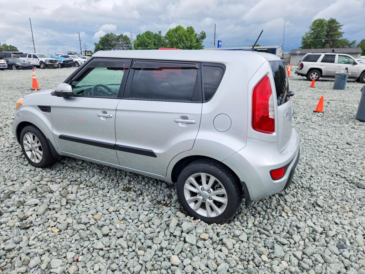 2013 Kia Soul + Серебряный vin: KNDJT2A62D7769428