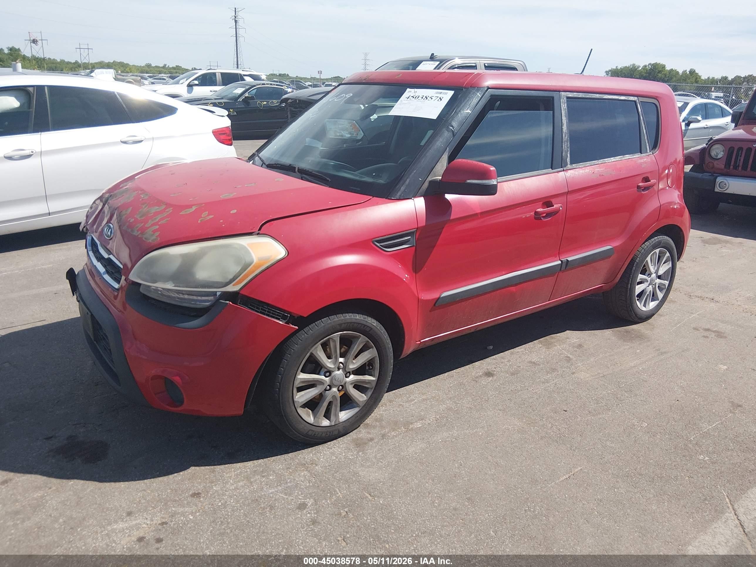2012 Kia Soul + Red vin: KNDJT2A63C7378609