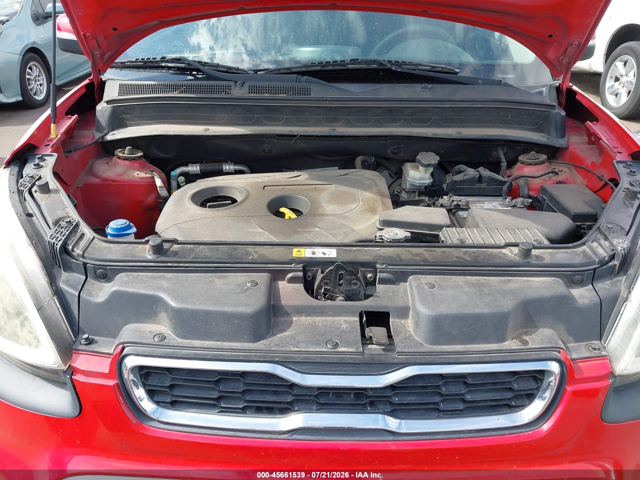 2012 Kia Soul + Red vin: KNDJT2A63C7408871
