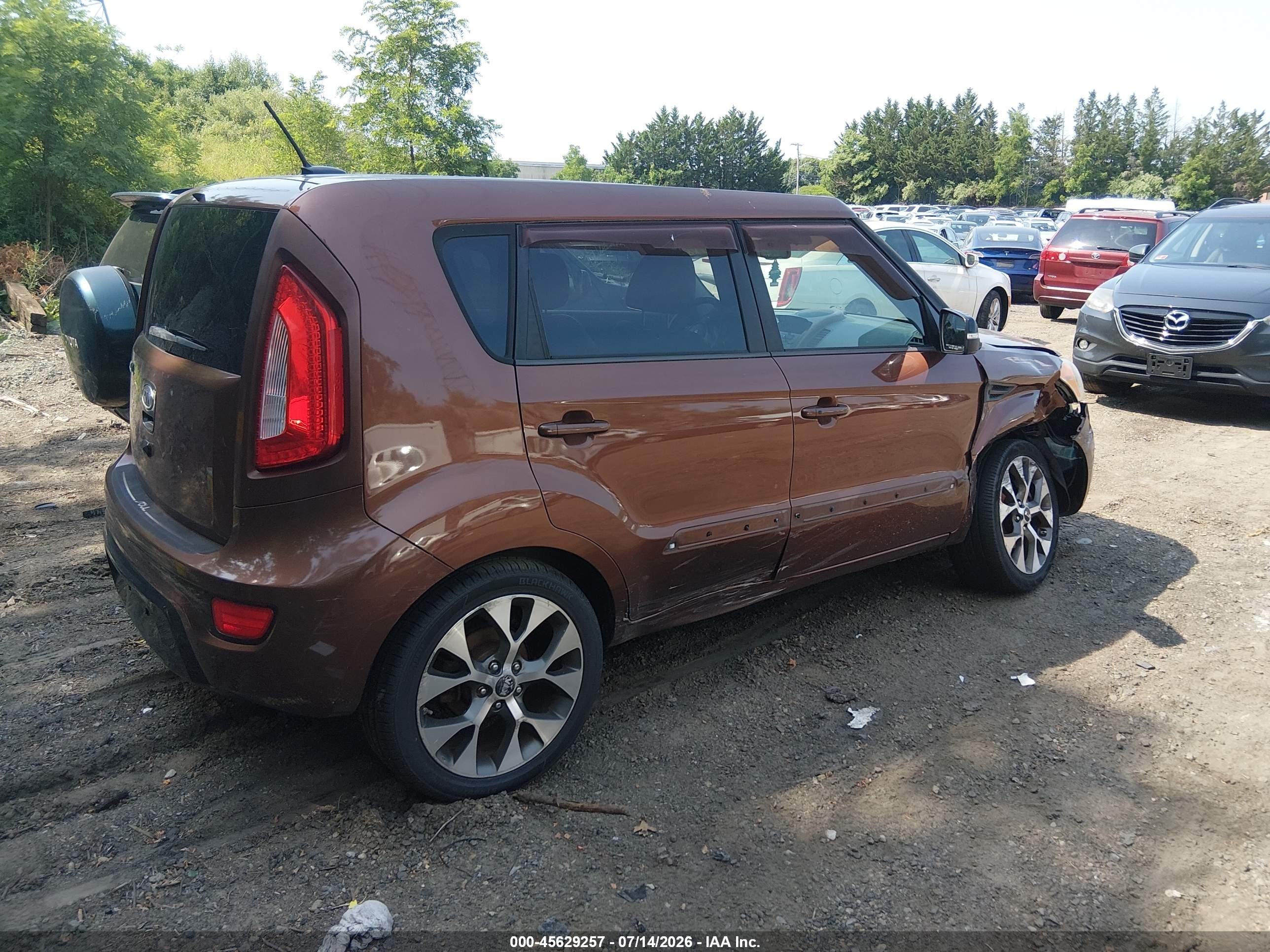 2012 Kia Soul ! Brown vin: KNDJT2A63C7432877