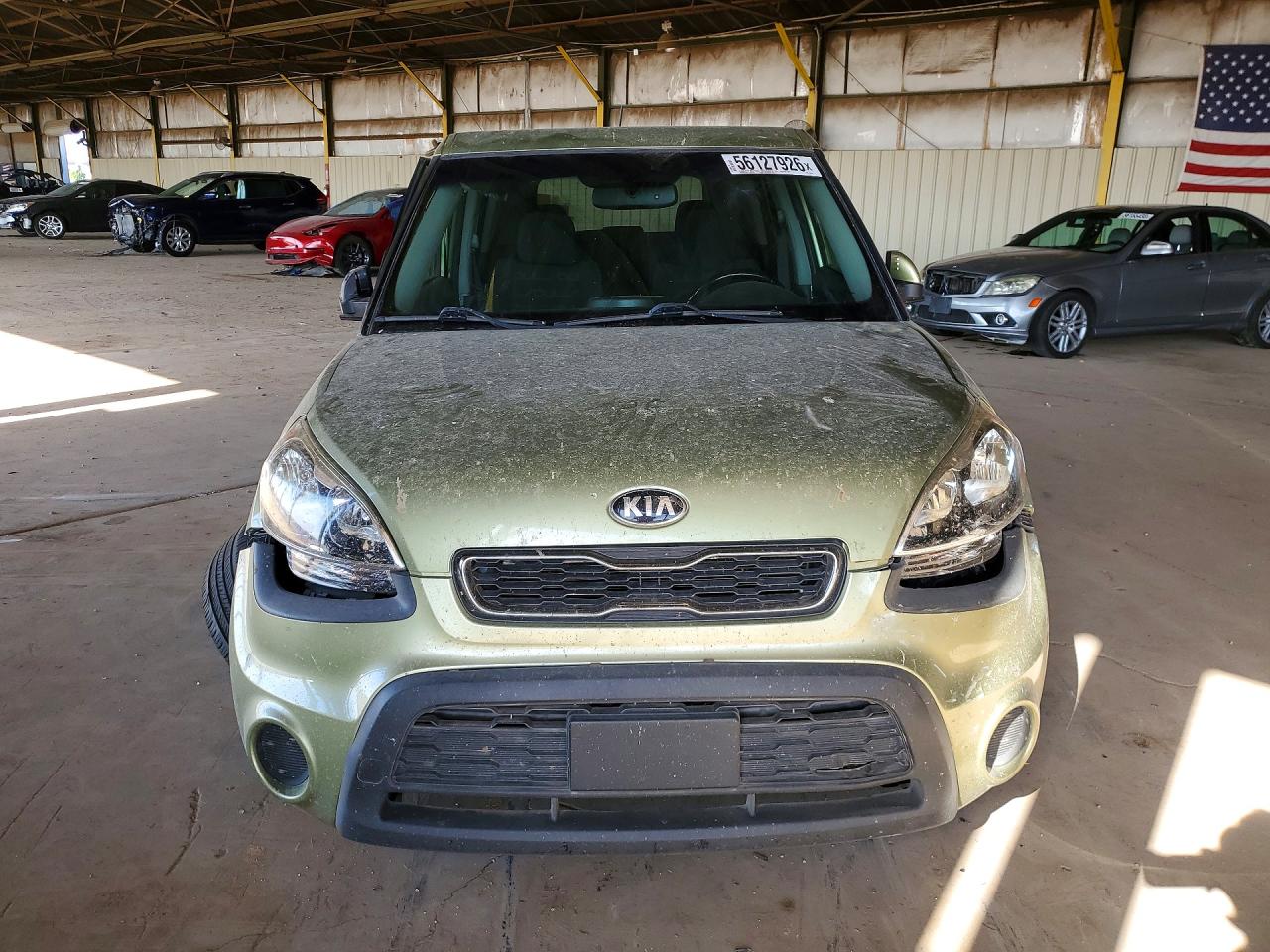 2013 Kia Soul + Green vin: KNDJT2A63D7528848