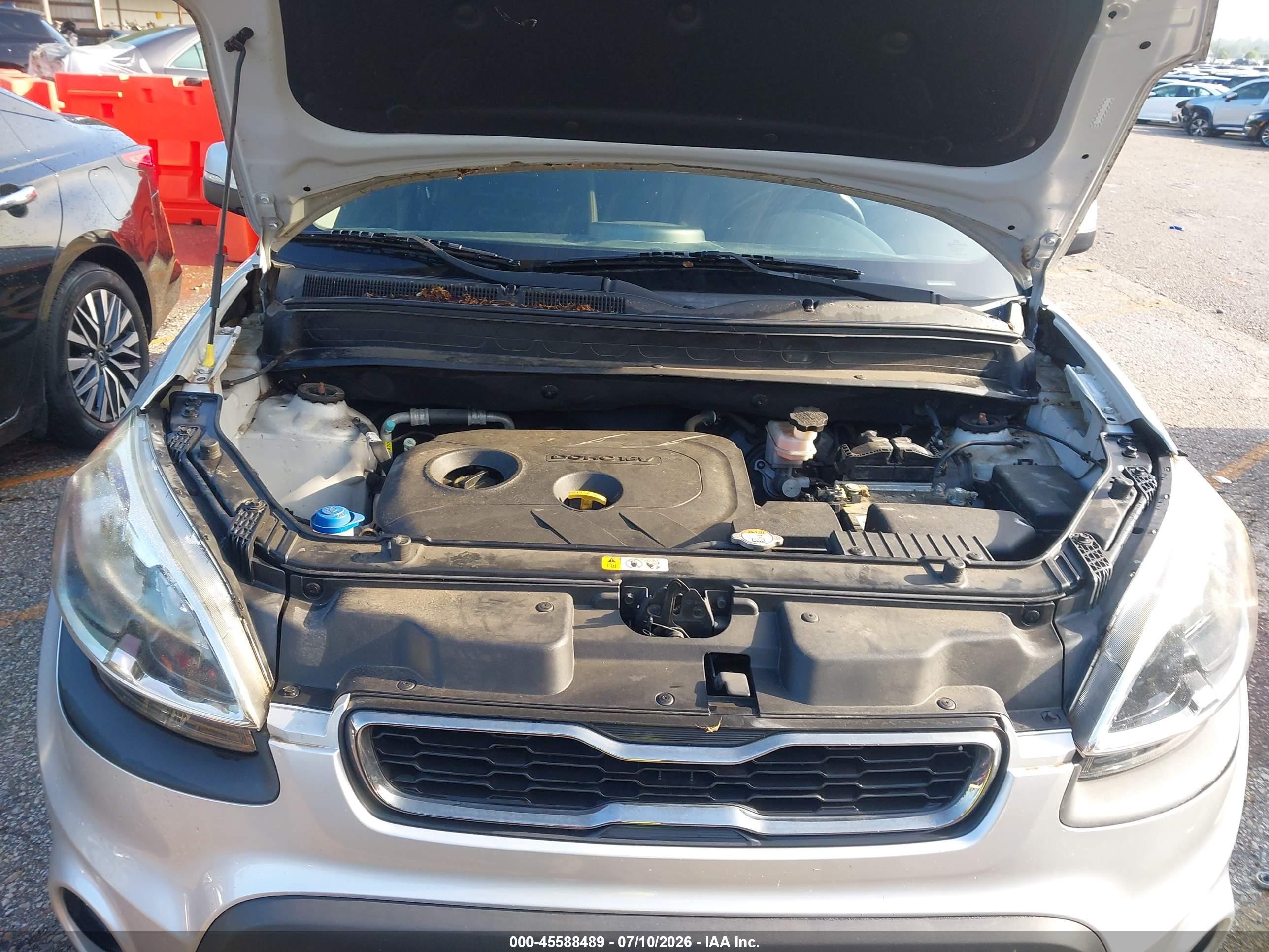 2013 Kia Soul + Серебряный vin: KNDJT2A63D7537176
