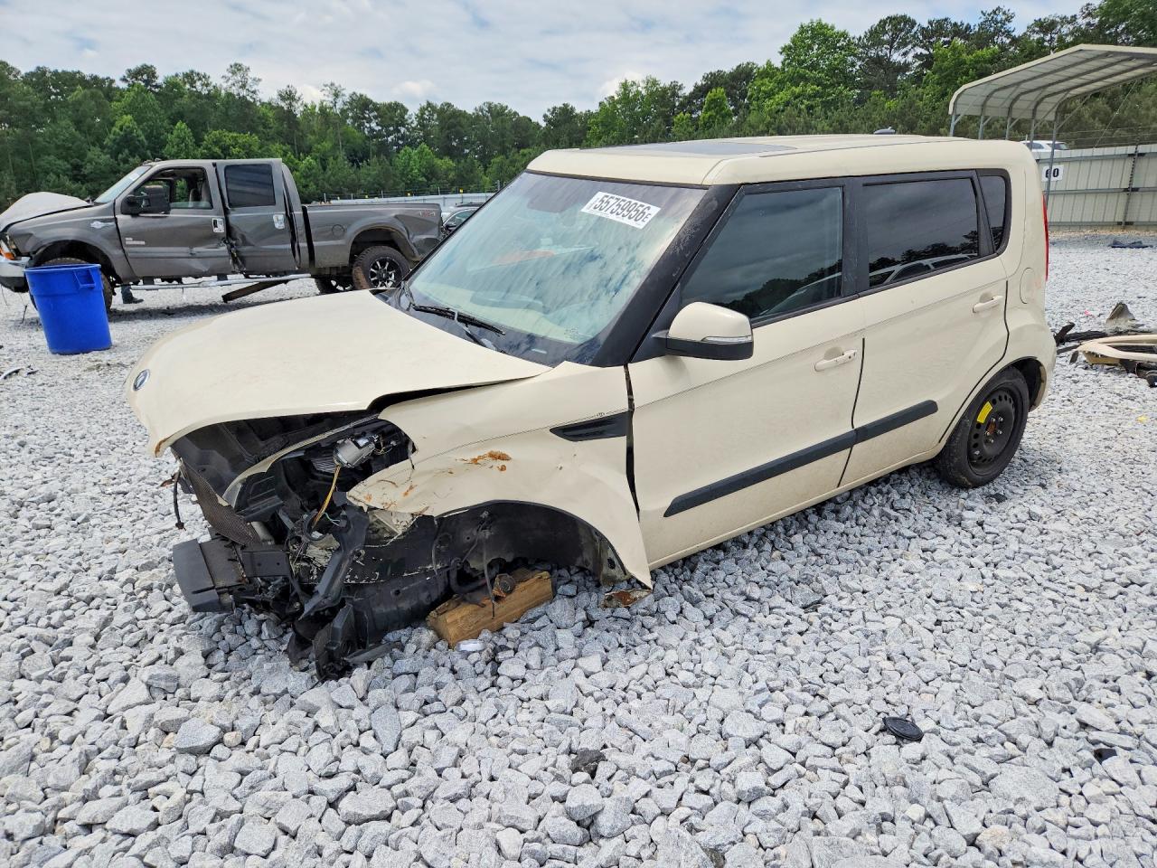 2013 Kia Soul ! Beige vin: KNDJT2A63D7573451