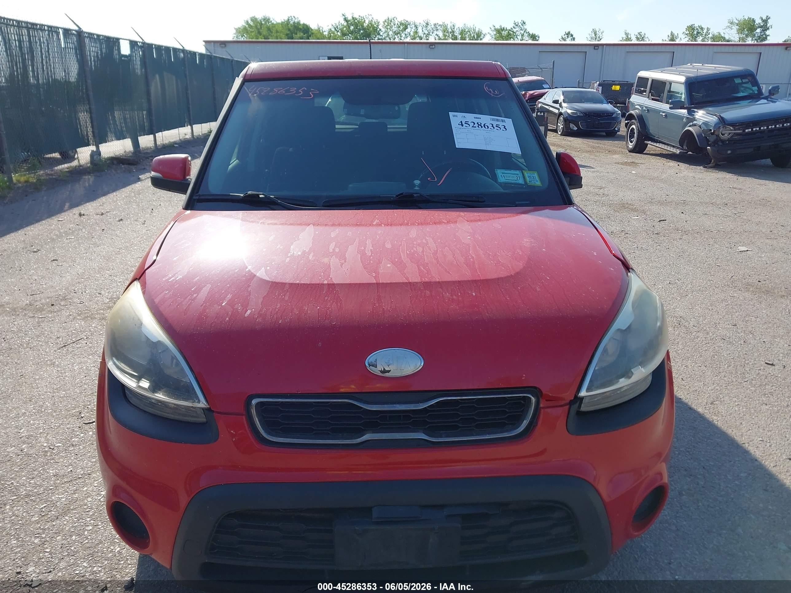 2013 Kia Soul + Красный vin: KNDJT2A63D7592842