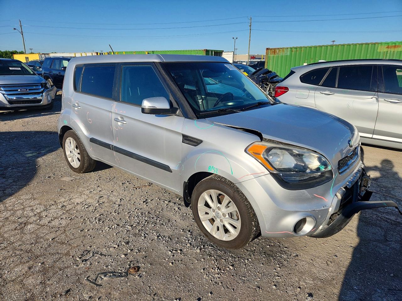 2013 Kia Soul + Серебряный vin: KNDJT2A63D7776260