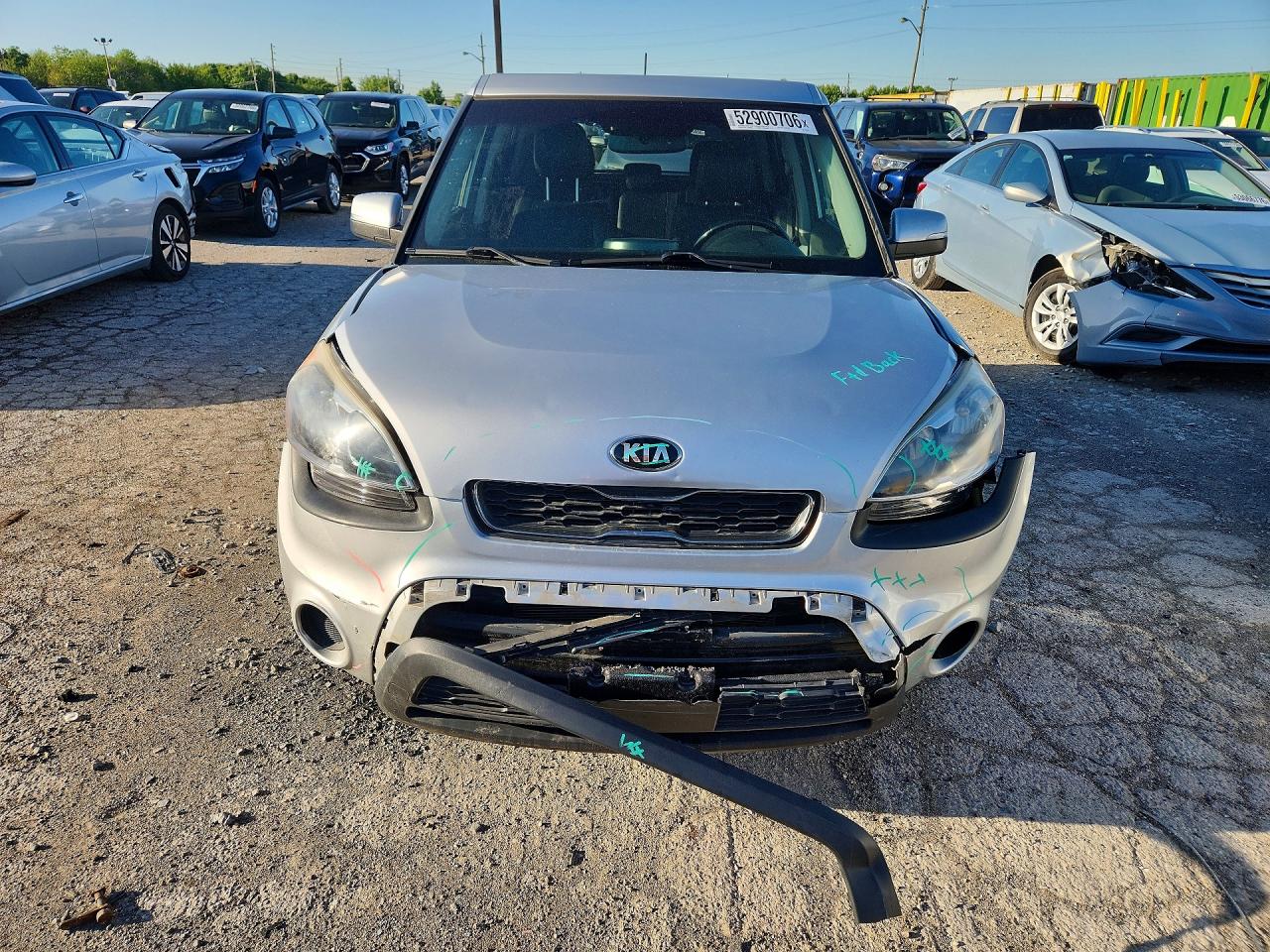 2013 Kia Soul + Серебряный vin: KNDJT2A63D7776260
