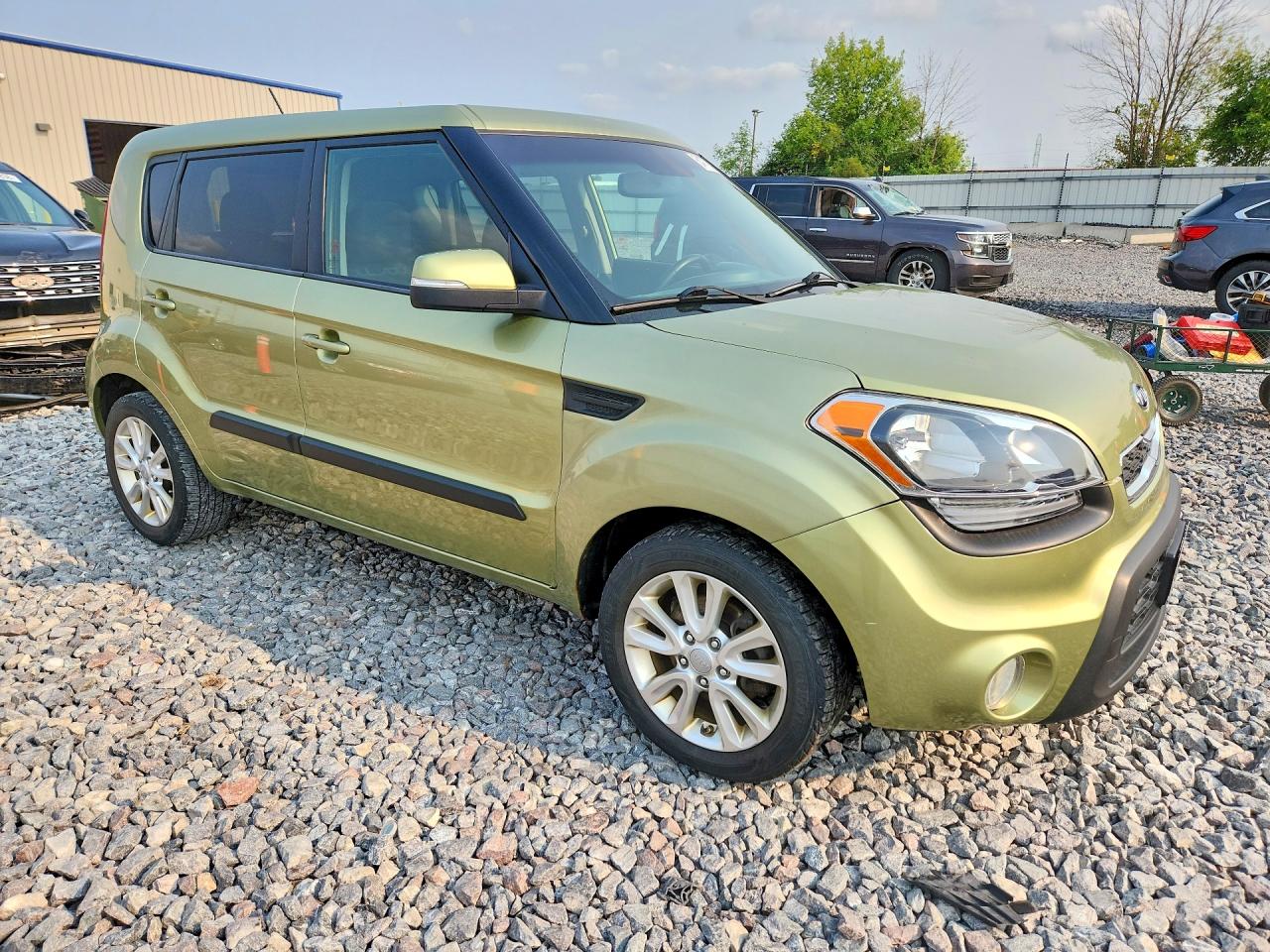 2012 Kia Soul + Зеленый vin: KNDJT2A64C7369997