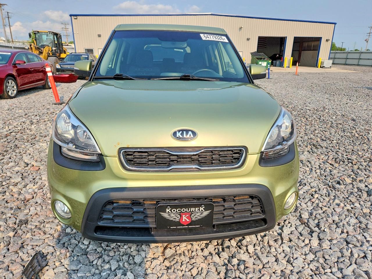 2012 Kia Soul + Зеленый vin: KNDJT2A64C7369997