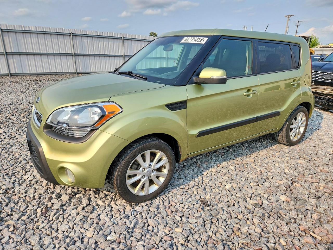 2012 Kia Soul + Зеленый vin: KNDJT2A64C7369997
