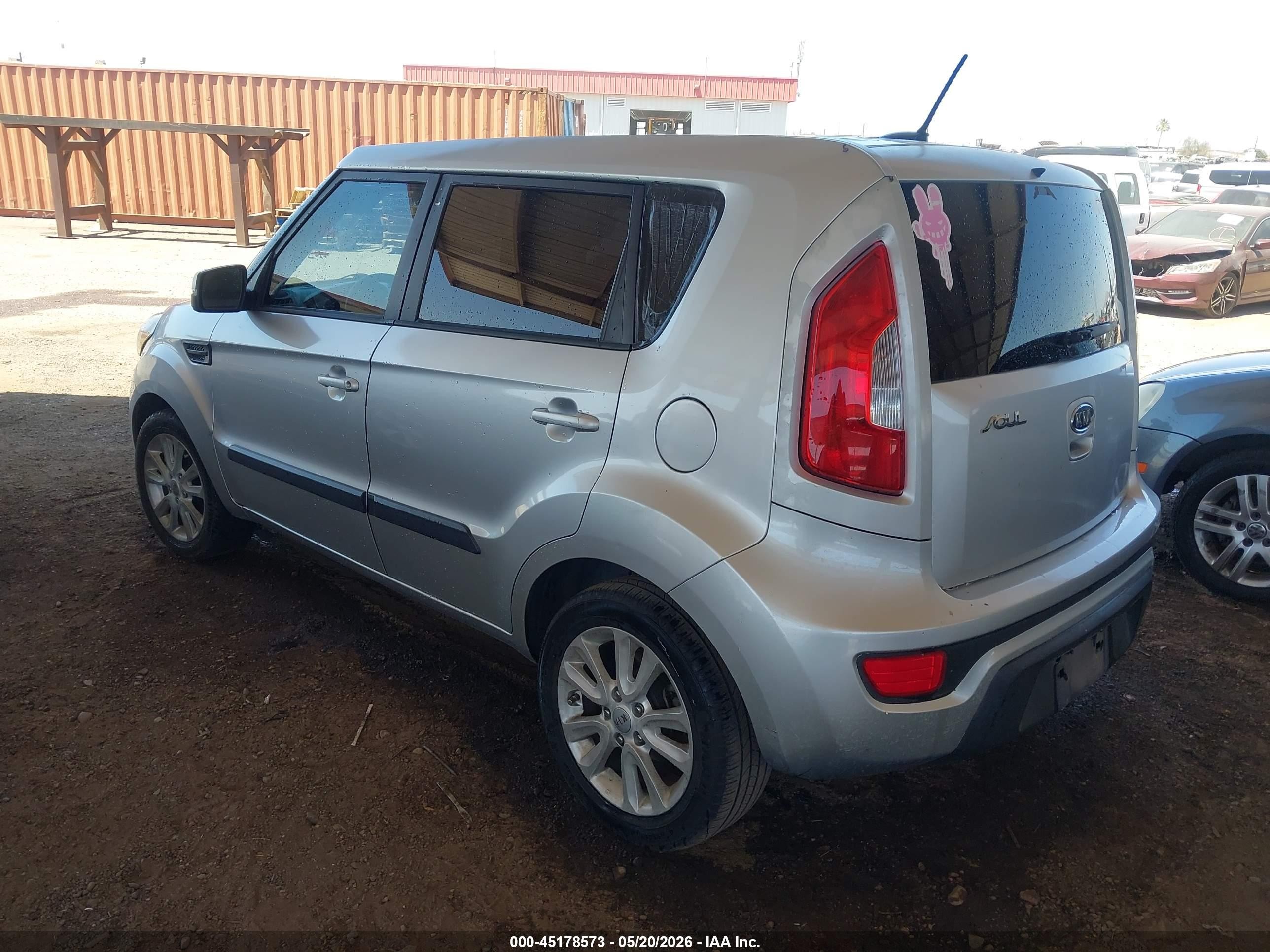 2012 Kia Soul + Gray vin: KNDJT2A64C7374634