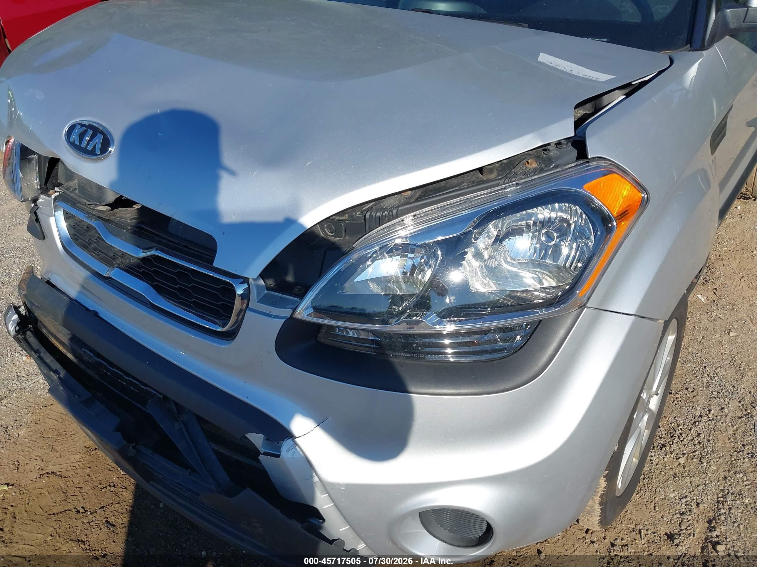 2012 Kia Soul + Silver vin: KNDJT2A64C7379882