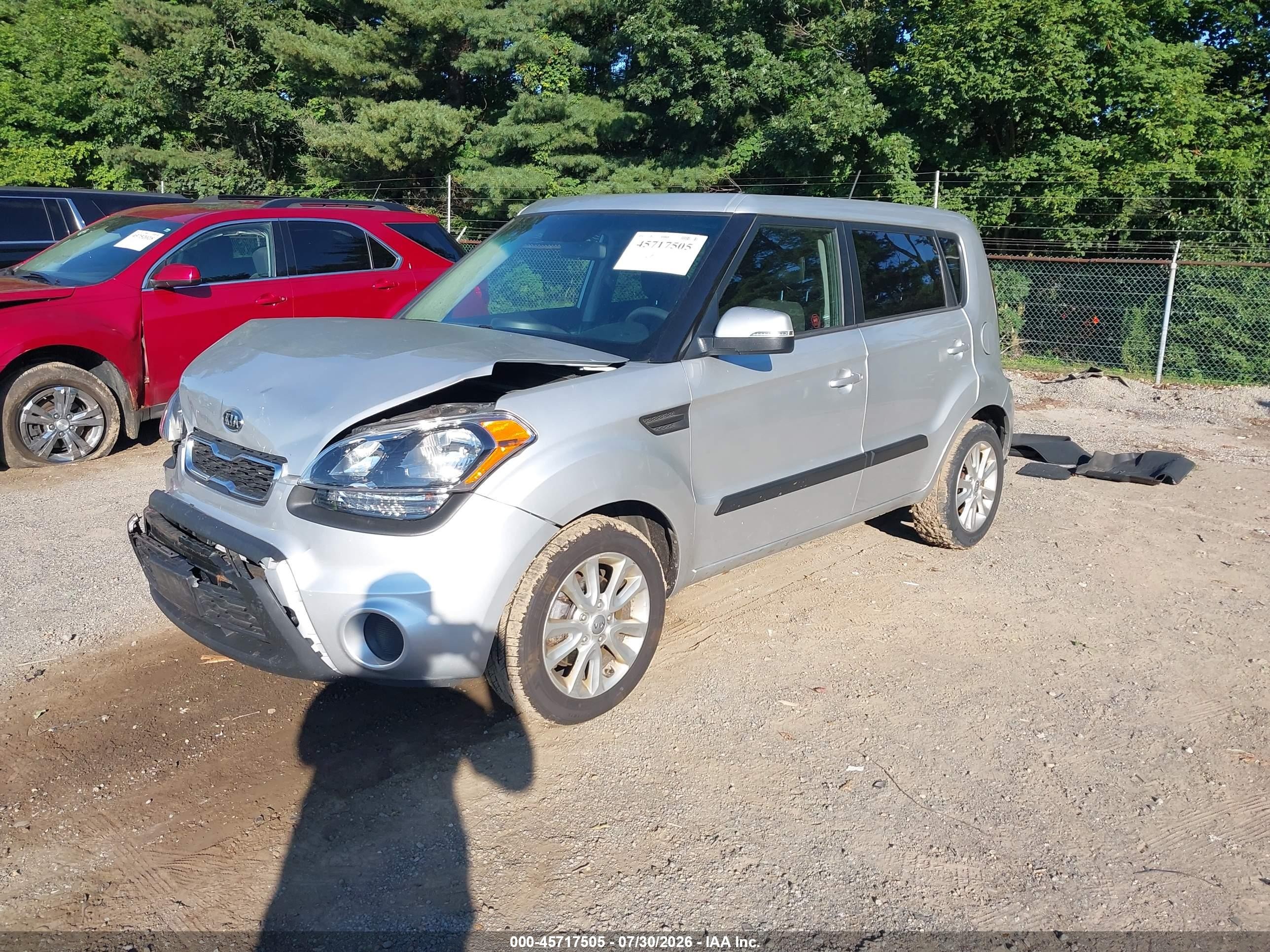 2012 Kia Soul + Silver vin: KNDJT2A64C7379882