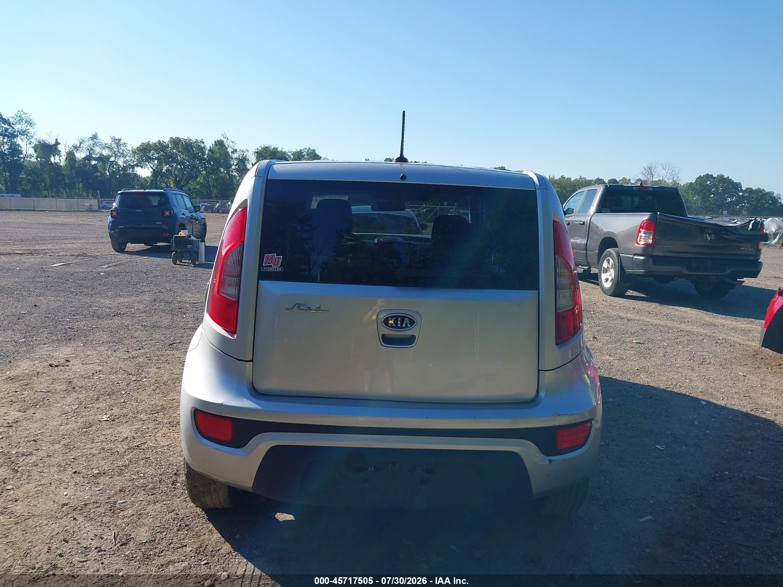 2012 Kia Soul + Silver vin: KNDJT2A64C7379882