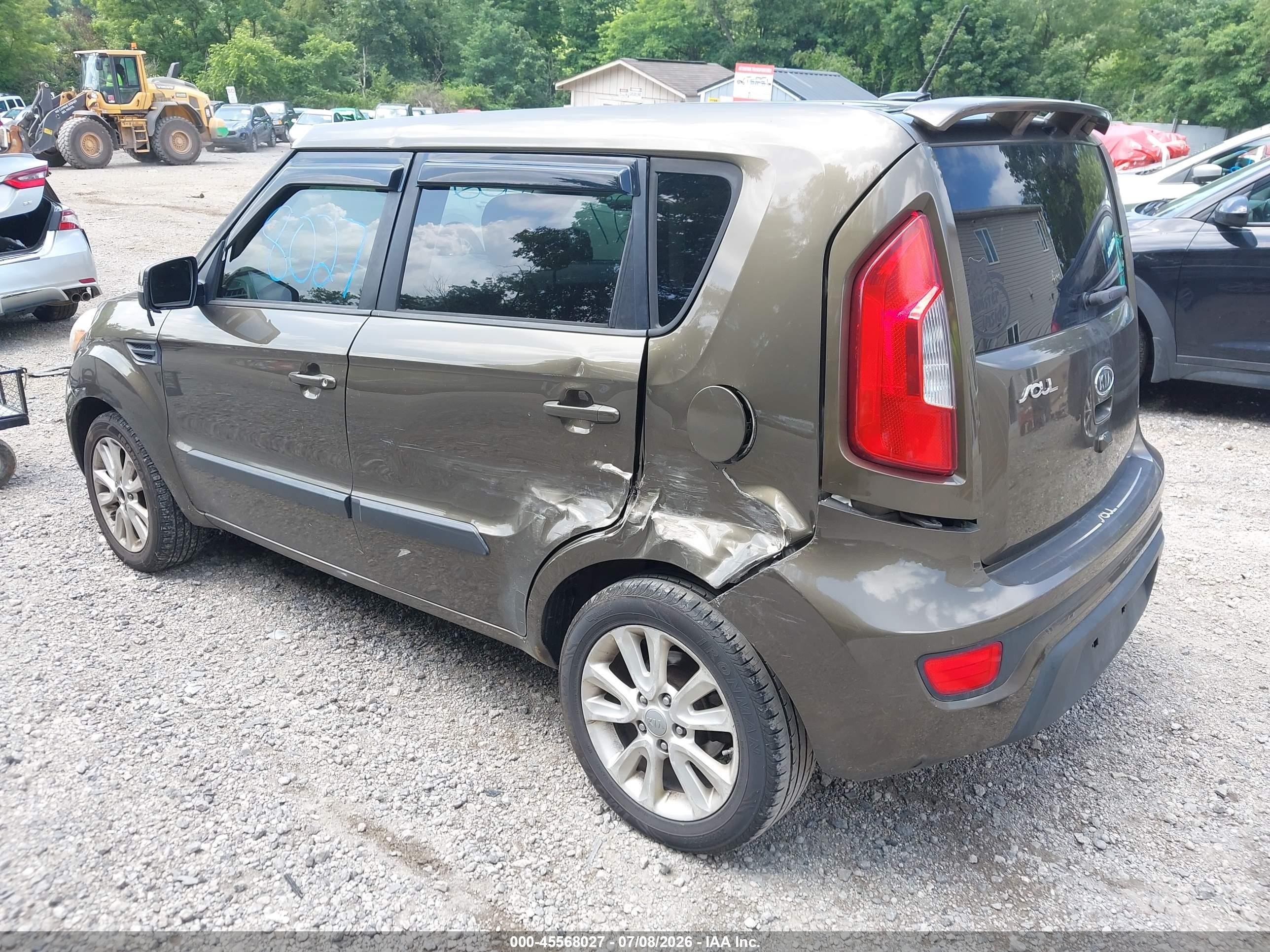 2012 Kia Soul + Brown vin: KNDJT2A64C7412587