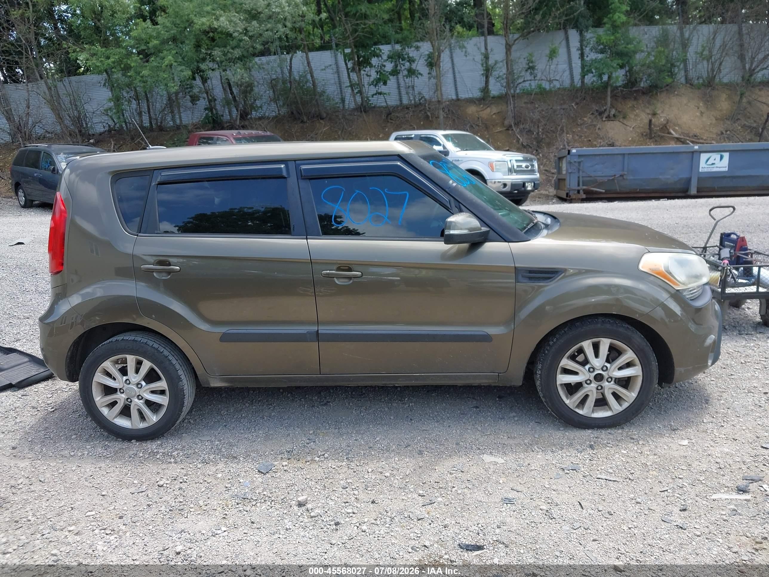 2012 Kia Soul + Brown vin: KNDJT2A64C7412587