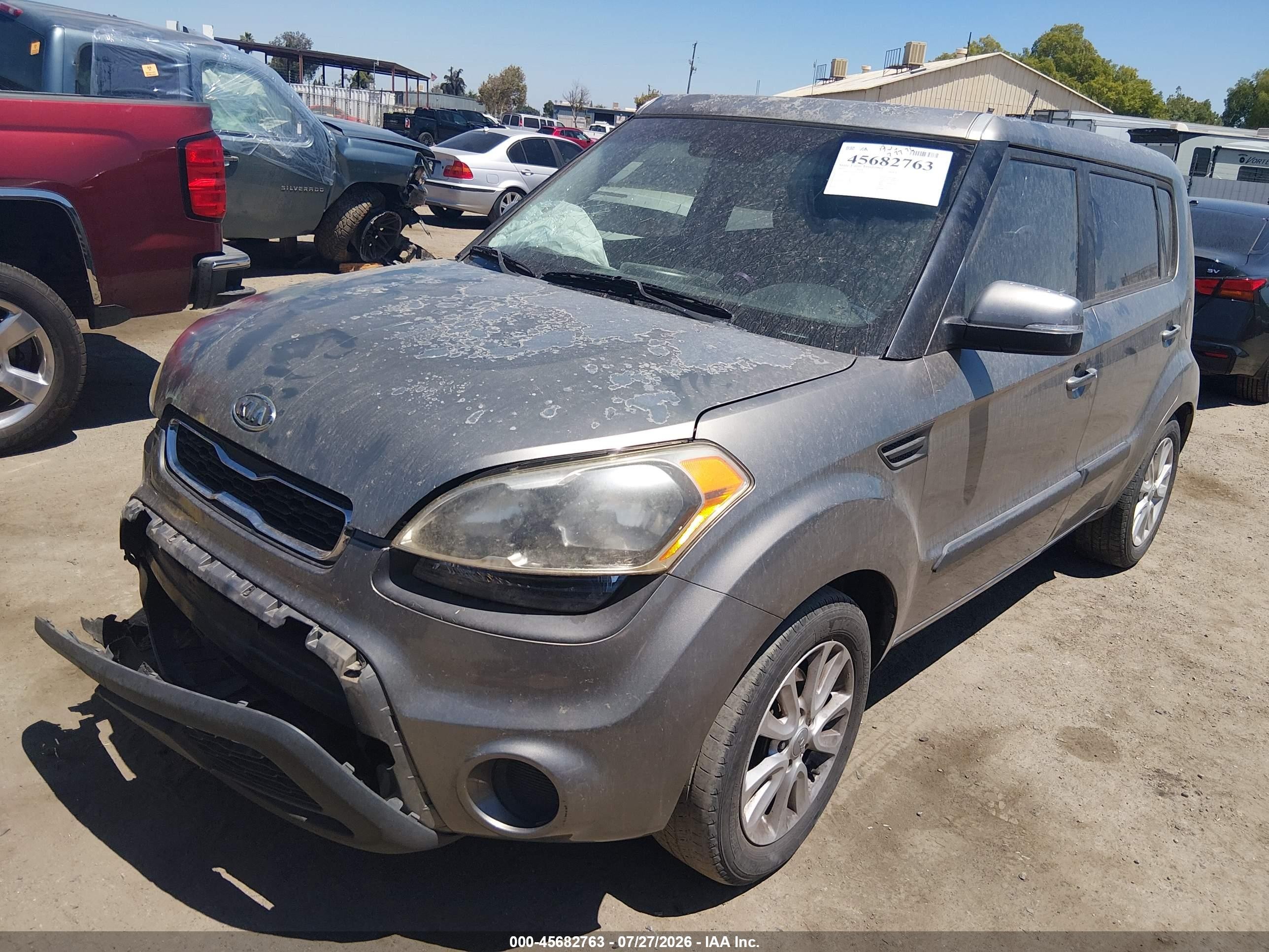 2012 Kia Soul + Silver vin: KNDJT2A64C7434914