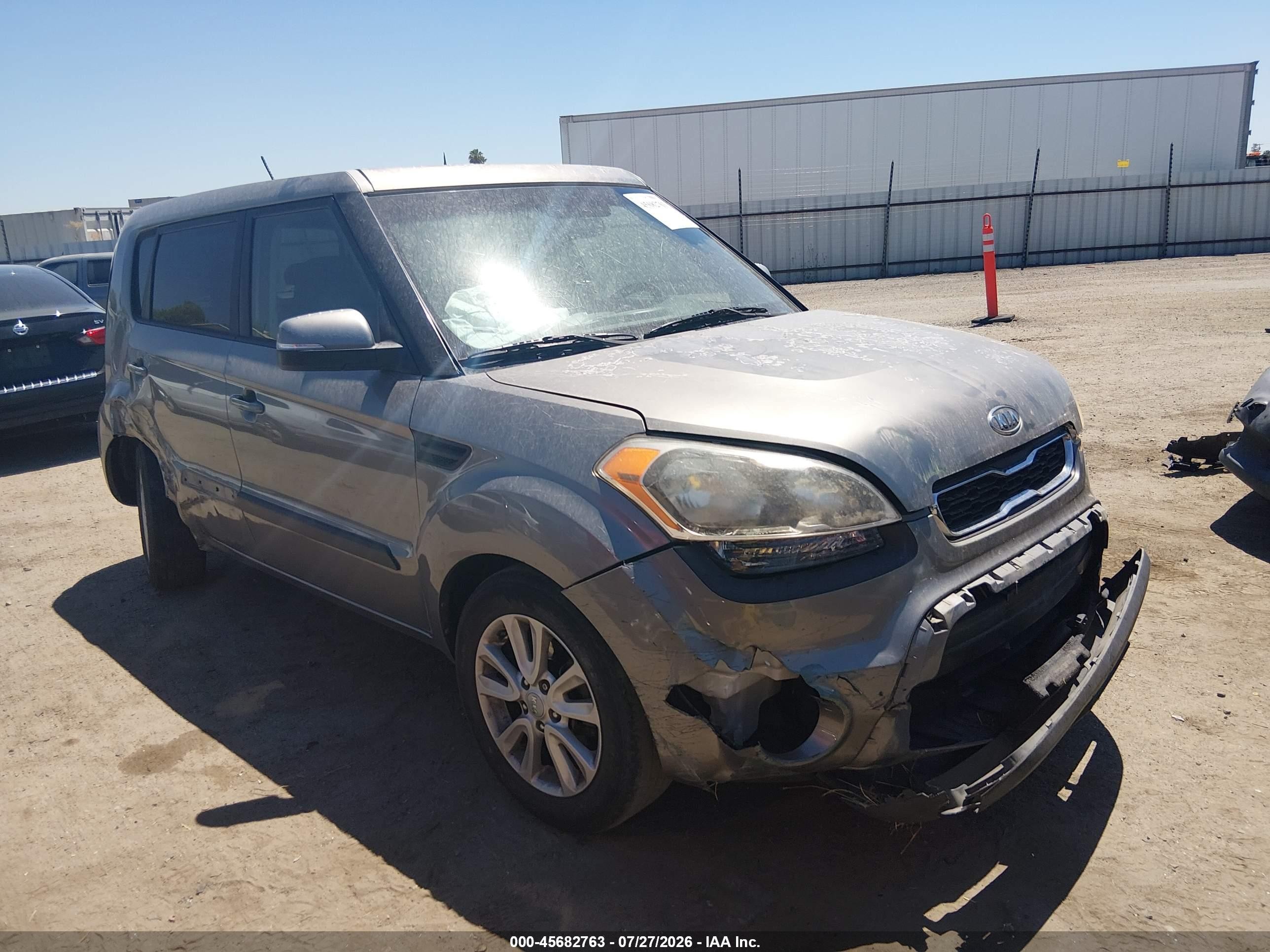 2012 Kia Soul + Silver vin: KNDJT2A64C7434914