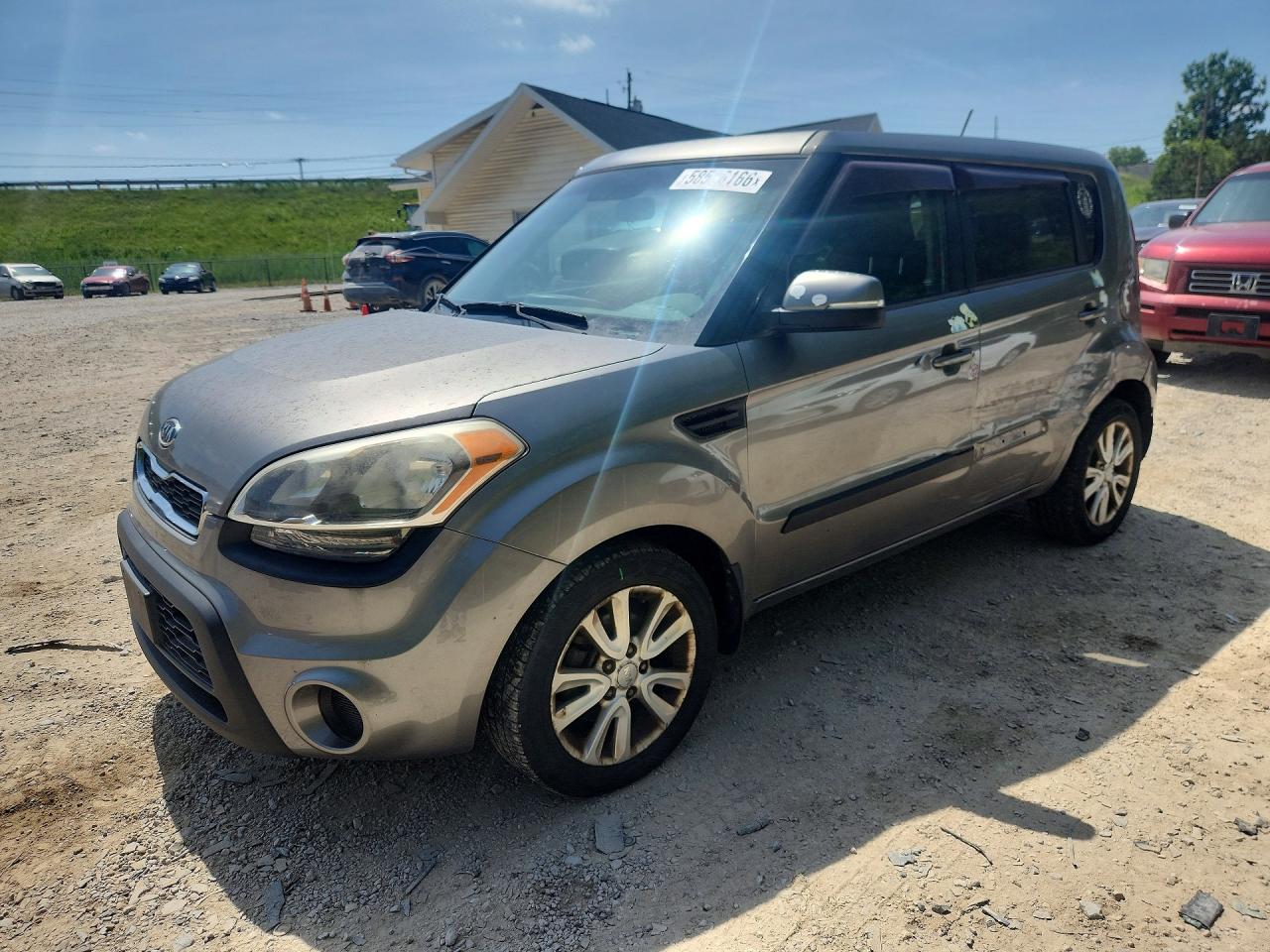 2012 Kia Soul + Серый vin: KNDJT2A64C7444567