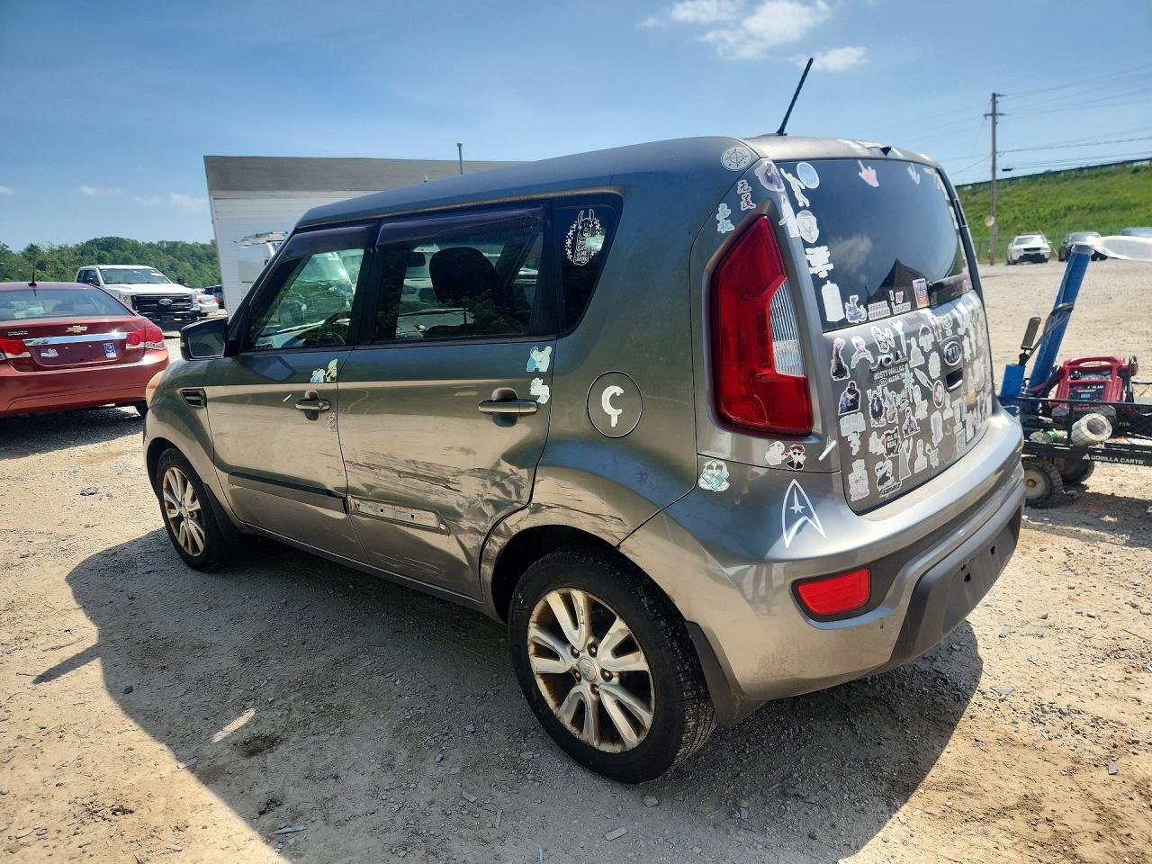 2012 Kia Soul + Gray vin: KNDJT2A64C7444567