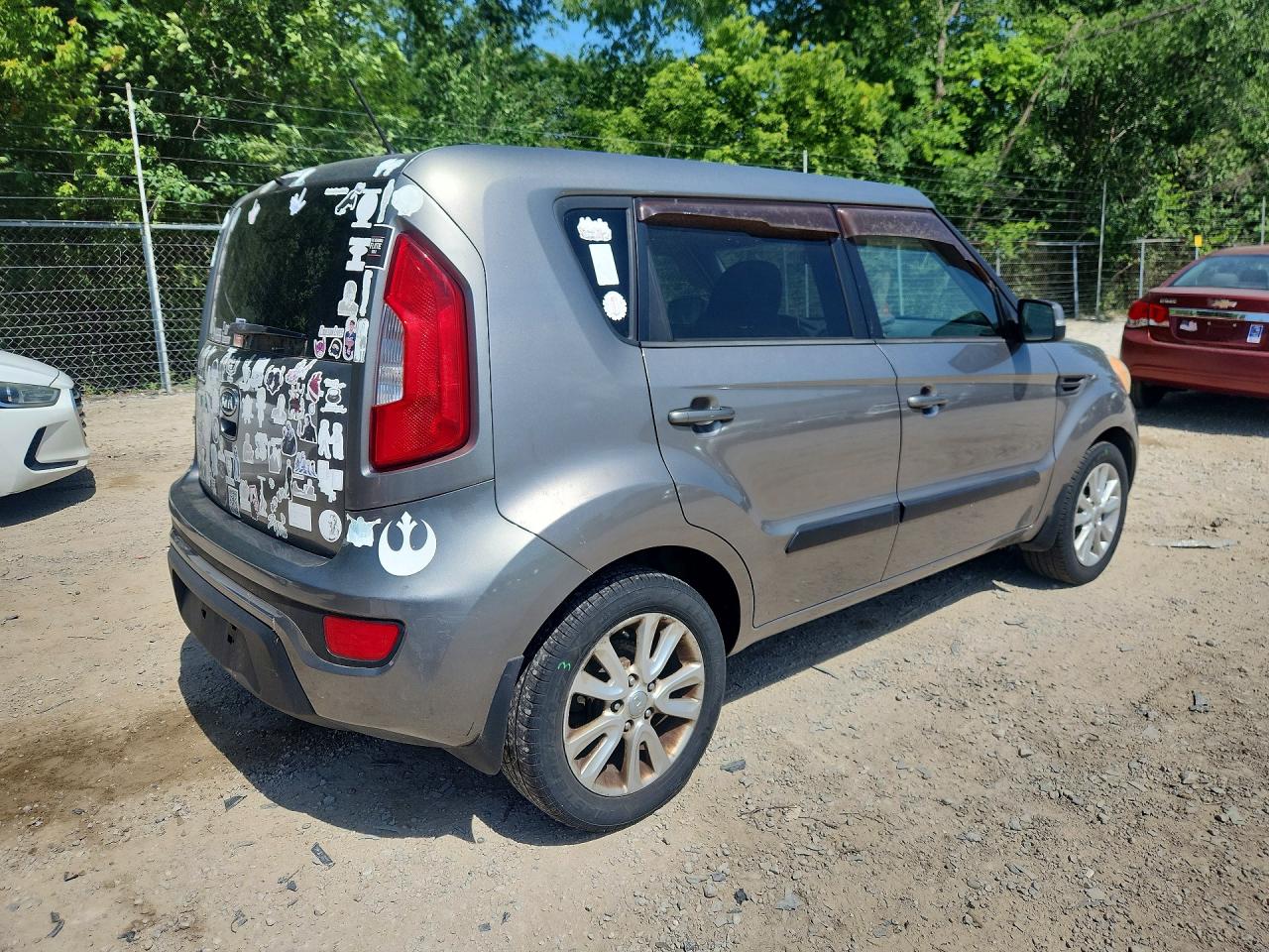 2012 Kia Soul + Gray vin: KNDJT2A64C7444567