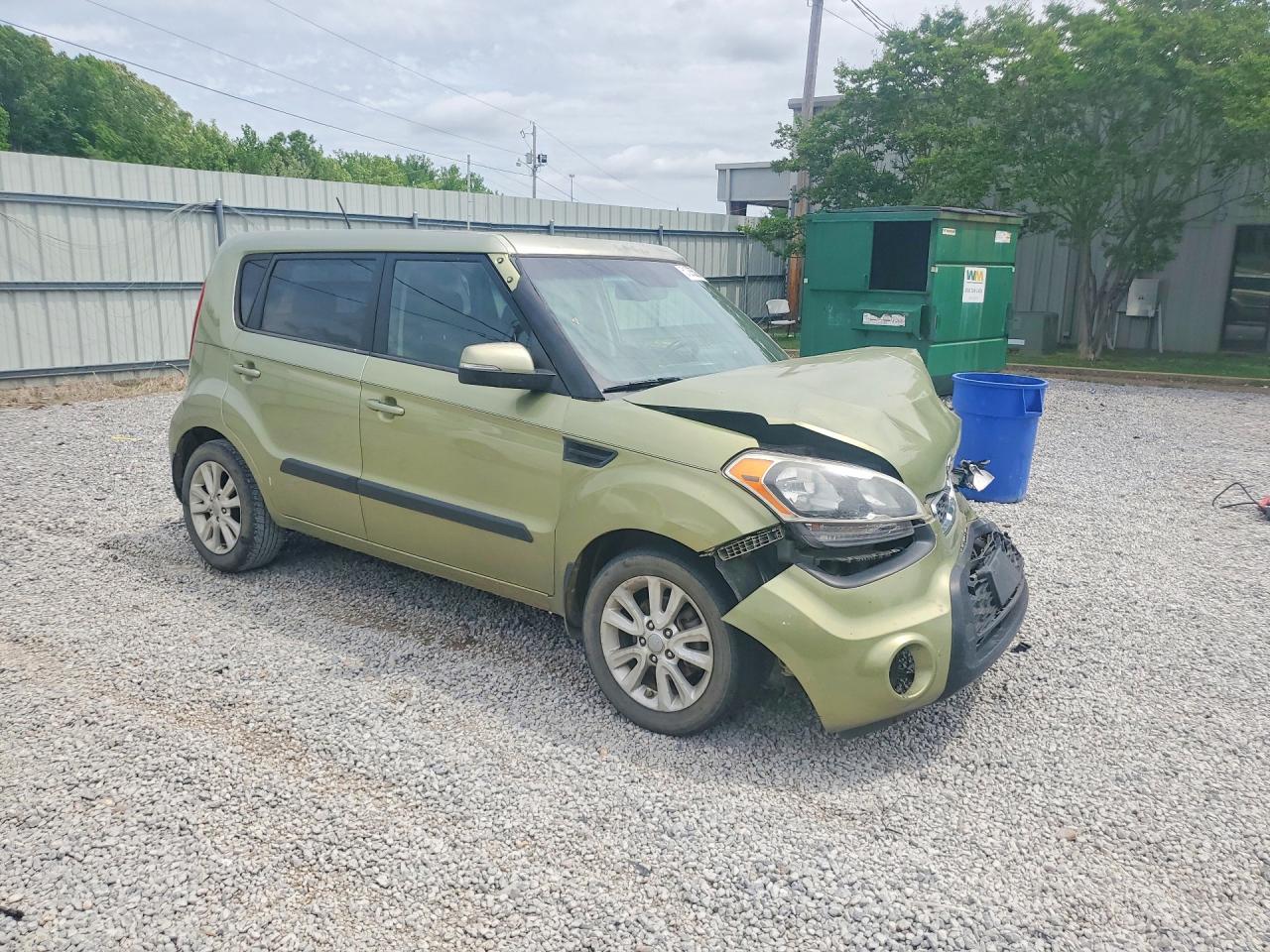 2012 Kia Soul + Green vin: KNDJT2A64C7459926