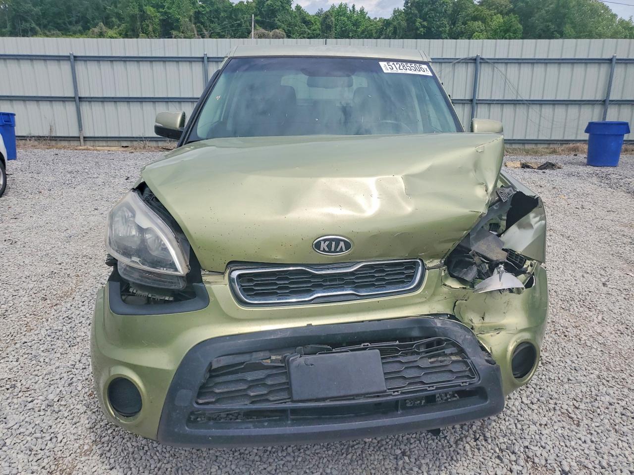 2012 Kia Soul + Green vin: KNDJT2A64C7459926