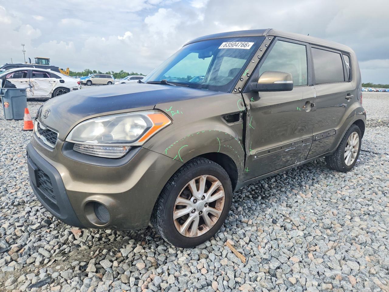 2012 Kia Soul + Серый vin: KNDJT2A64C7473261