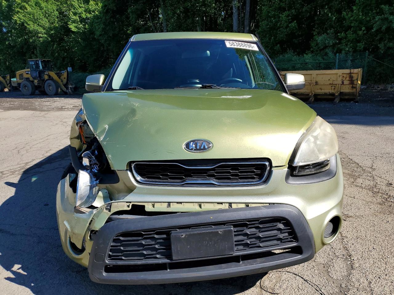 2012 Kia Soul + Green vin: KNDJT2A64C7475303
