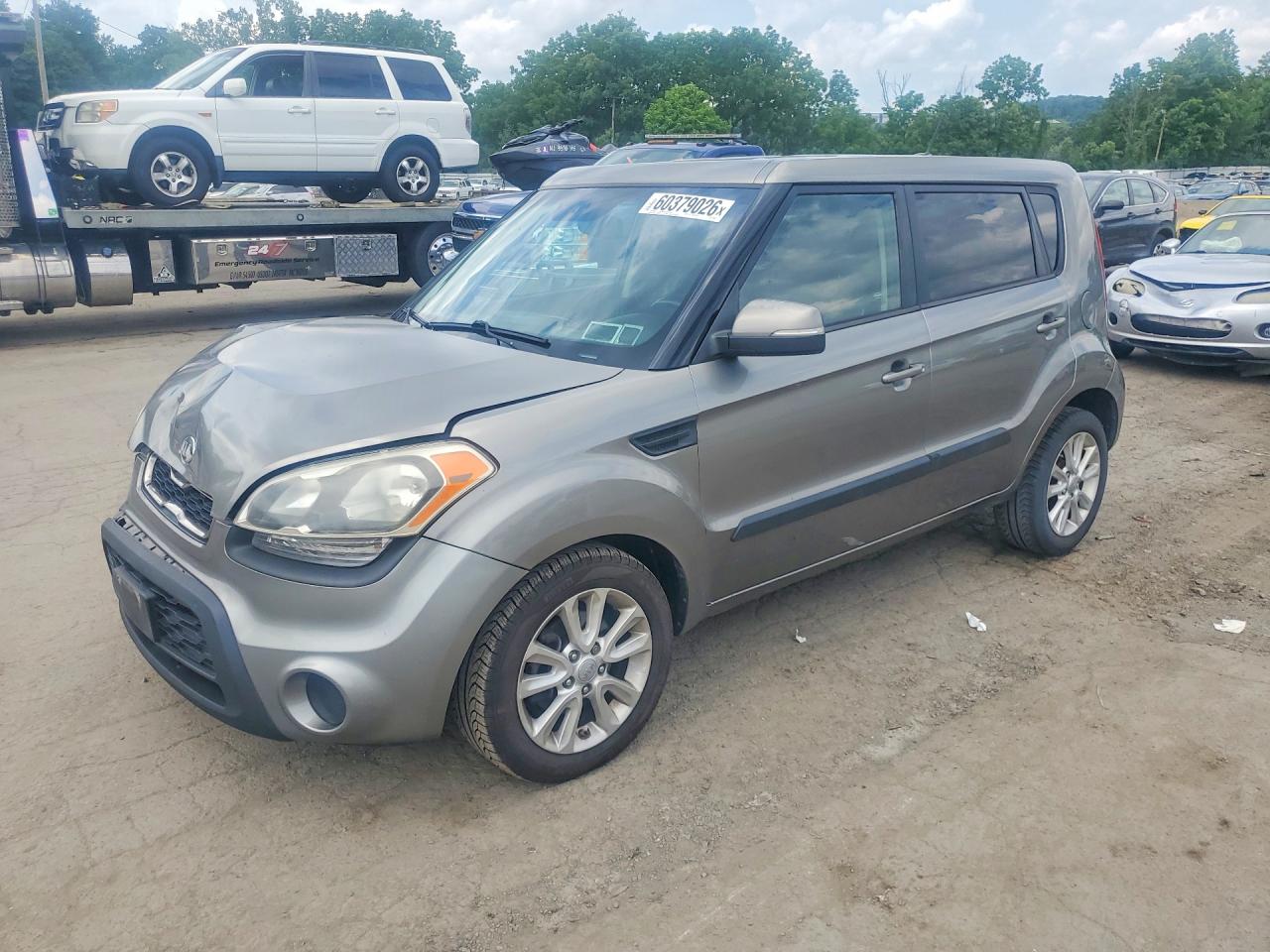2013 Kia Soul + Gray vin: KNDJT2A64D7485993
