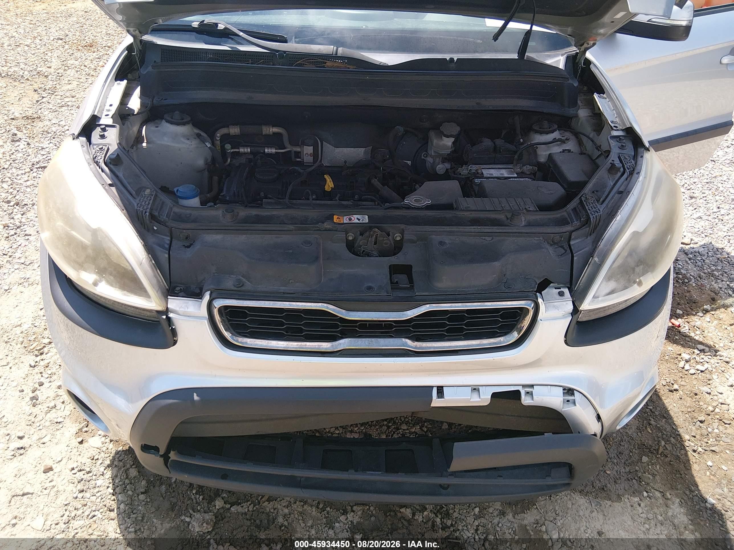 2013 Kia Soul + Gray vin: KNDJT2A64D7505935