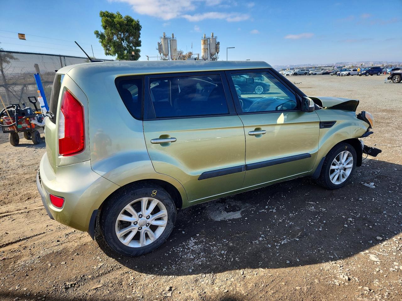 2013 Kia Soul + Зеленый vin: KNDJT2A64D7569571