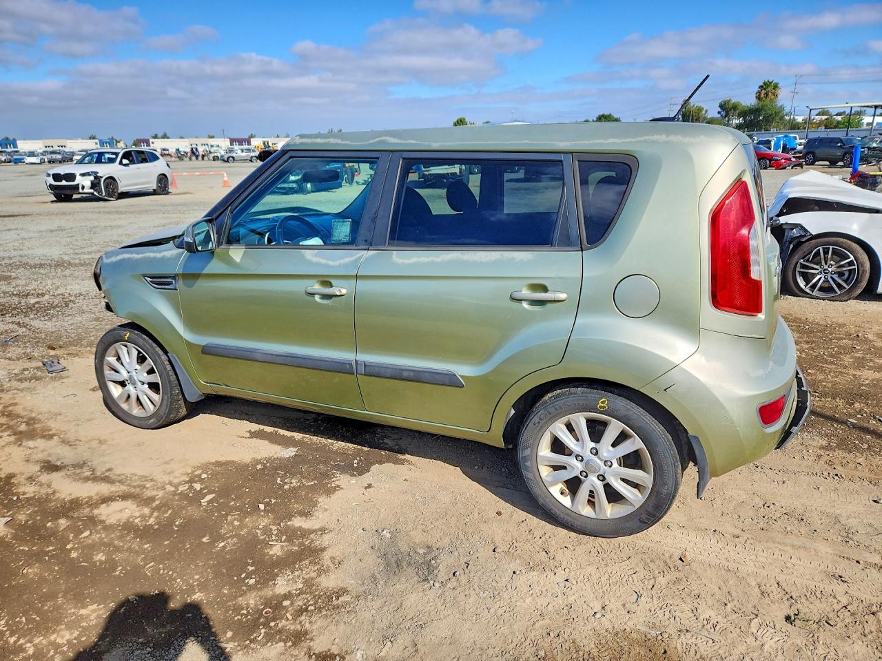 2013 Kia Soul + Зеленый vin: KNDJT2A64D7569571