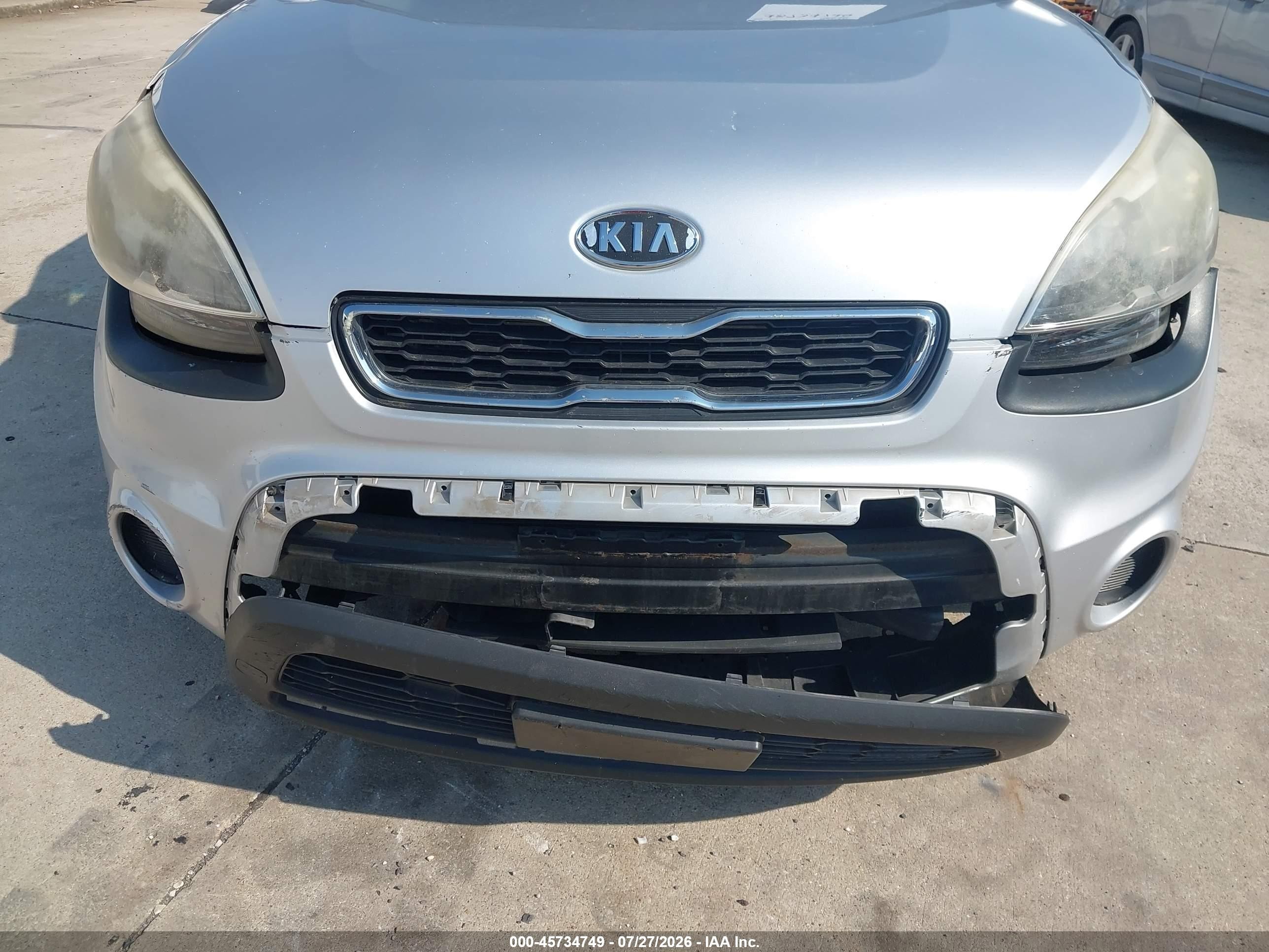 2012 Kia Soul + Silver vin: KNDJT2A65C7376859