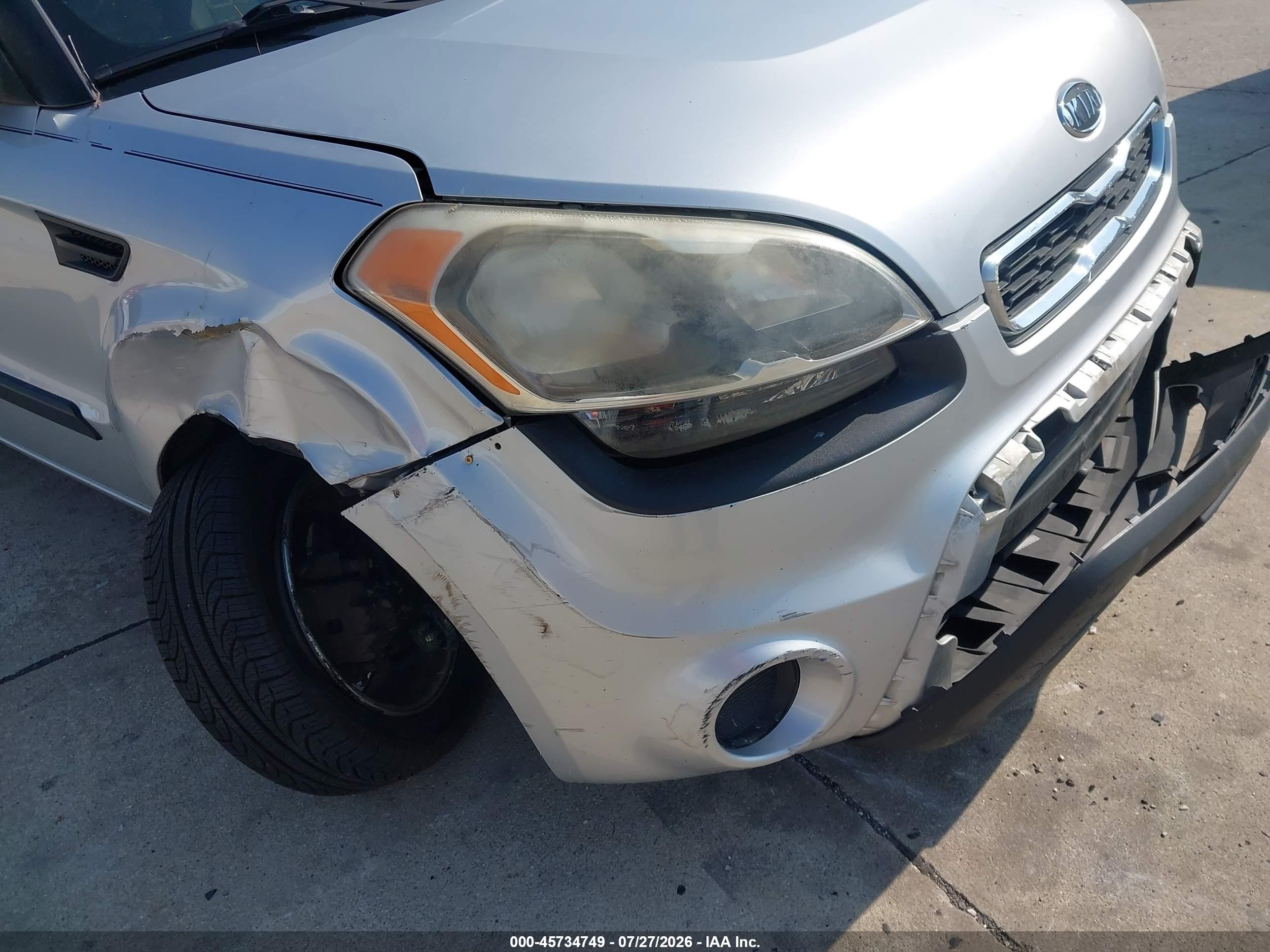 2012 Kia Soul + Silver vin: KNDJT2A65C7376859