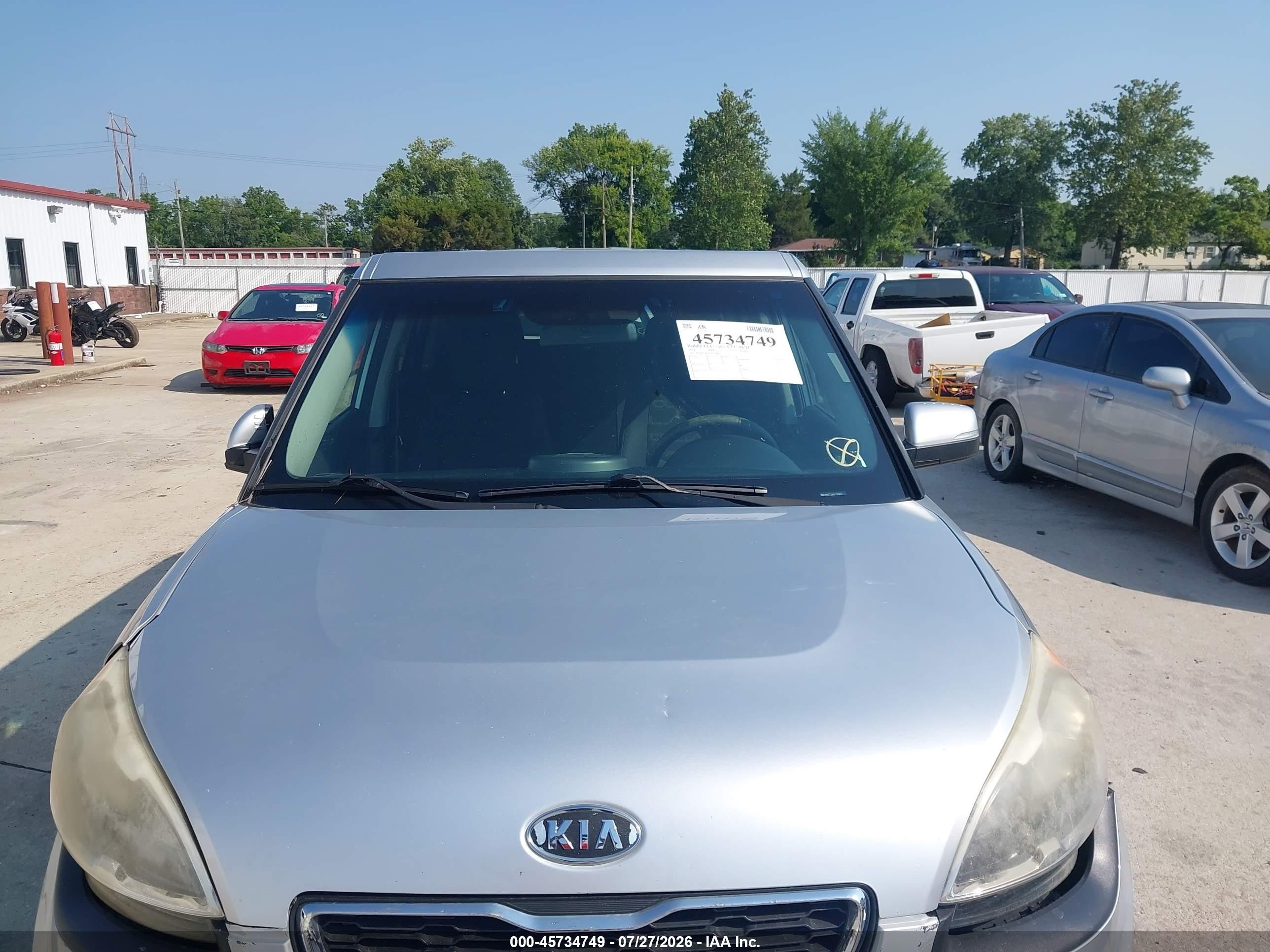2012 Kia Soul + Silver vin: KNDJT2A65C7376859