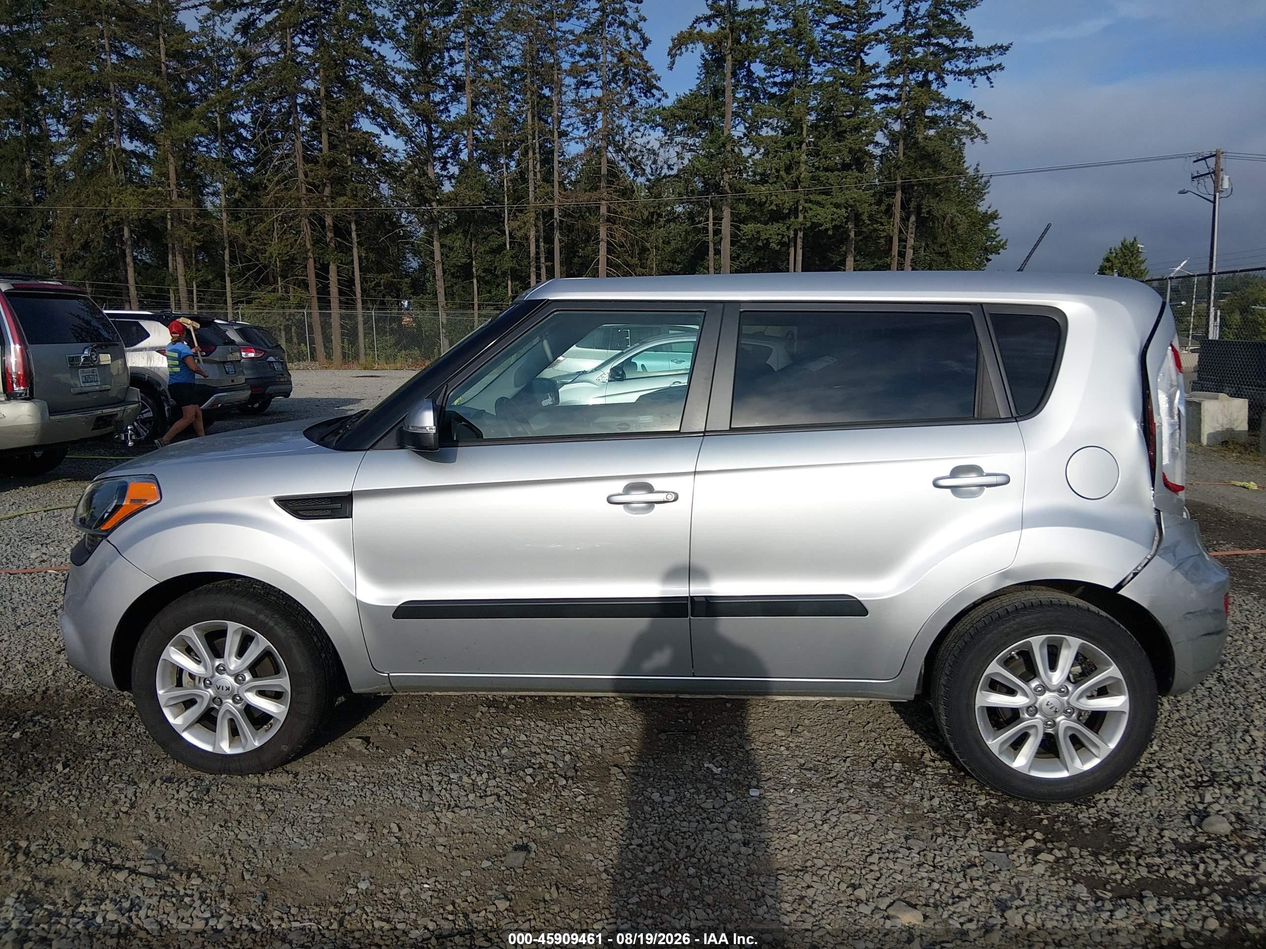 2013 Kia Soul + Серебряный vin: KNDJT2A65D7486926