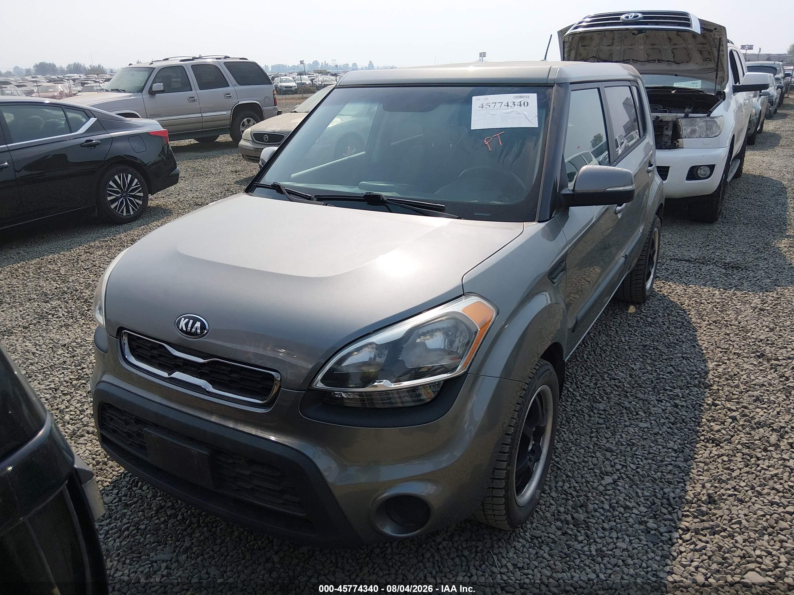 2013 Kia Soul + Gray vin: KNDJT2A65D7503854