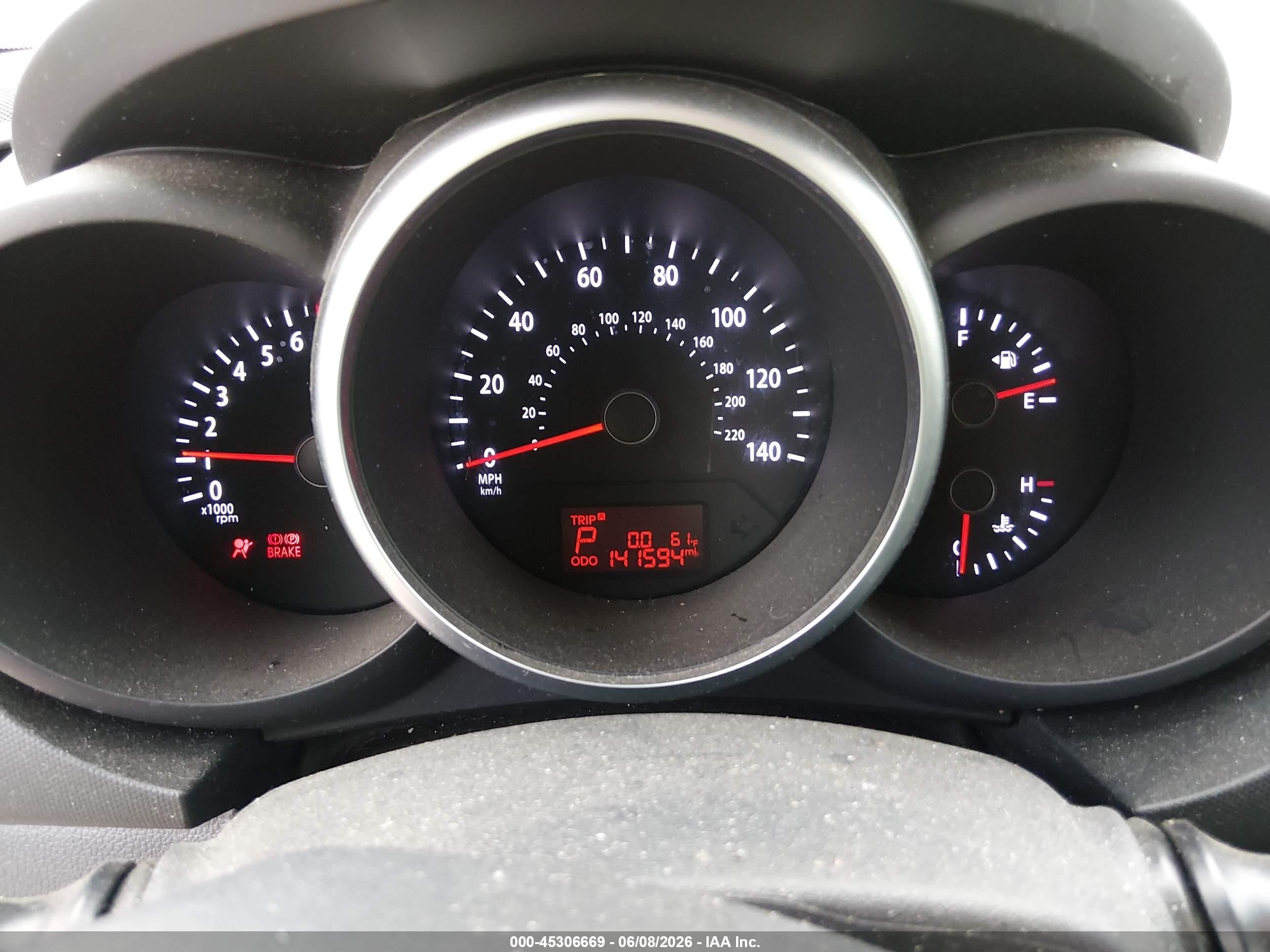 2013 Kia Soul + Red vin: KNDJT2A65D7551208