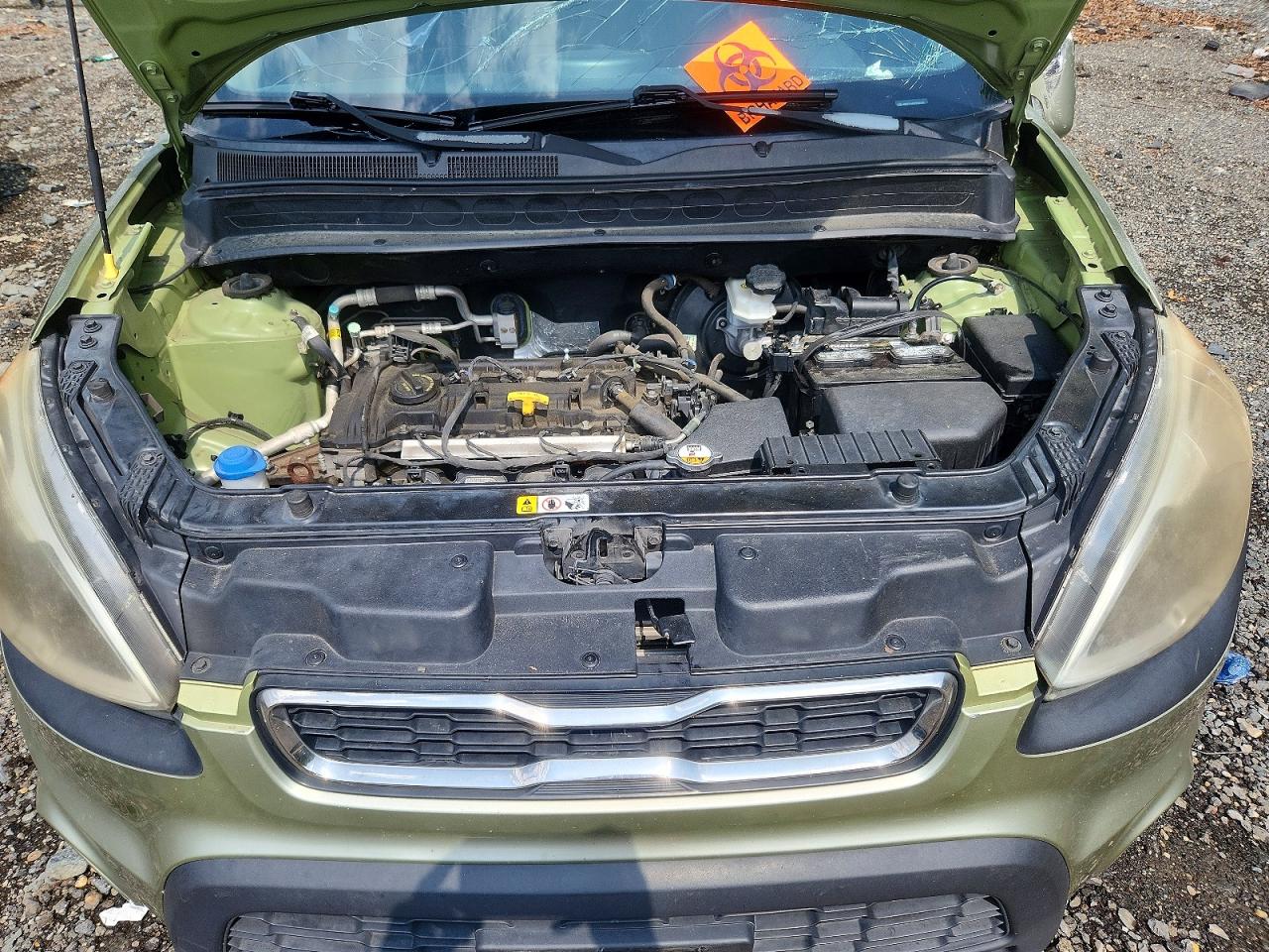 2013 Kia Soul + Зеленый vin: KNDJT2A65D7565237